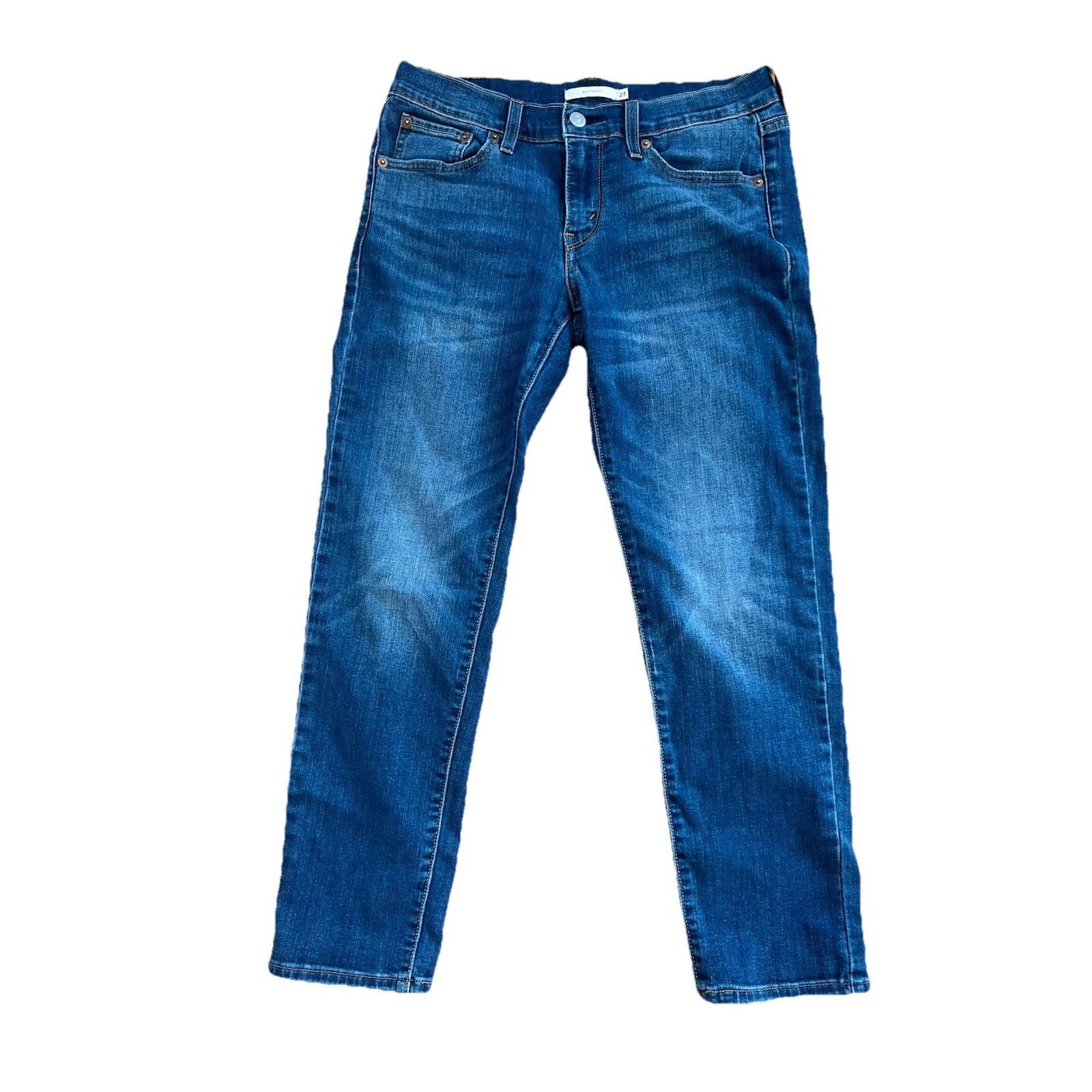 Levi's Levis Slim Jeans Boyfriend Straight Women Size 27 A000834 Size US 27 - 1 Thumbnail