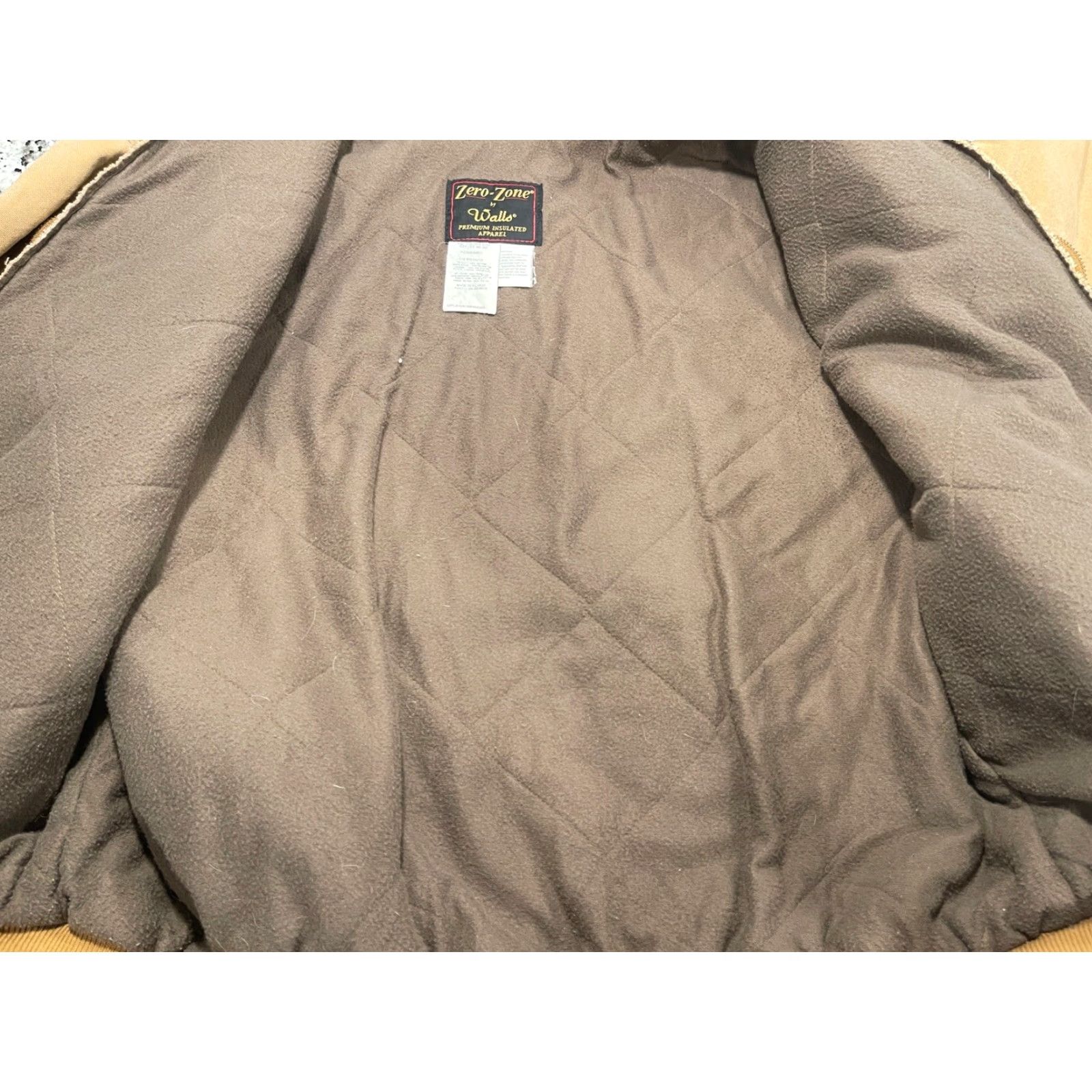 Walls VINTAGE Walls Zero Zone Jacket XL Tan Canvas Lined Coat Heavy Duty Workwear Size US XL / EU 56 / 4 - 5 Thumbnail
