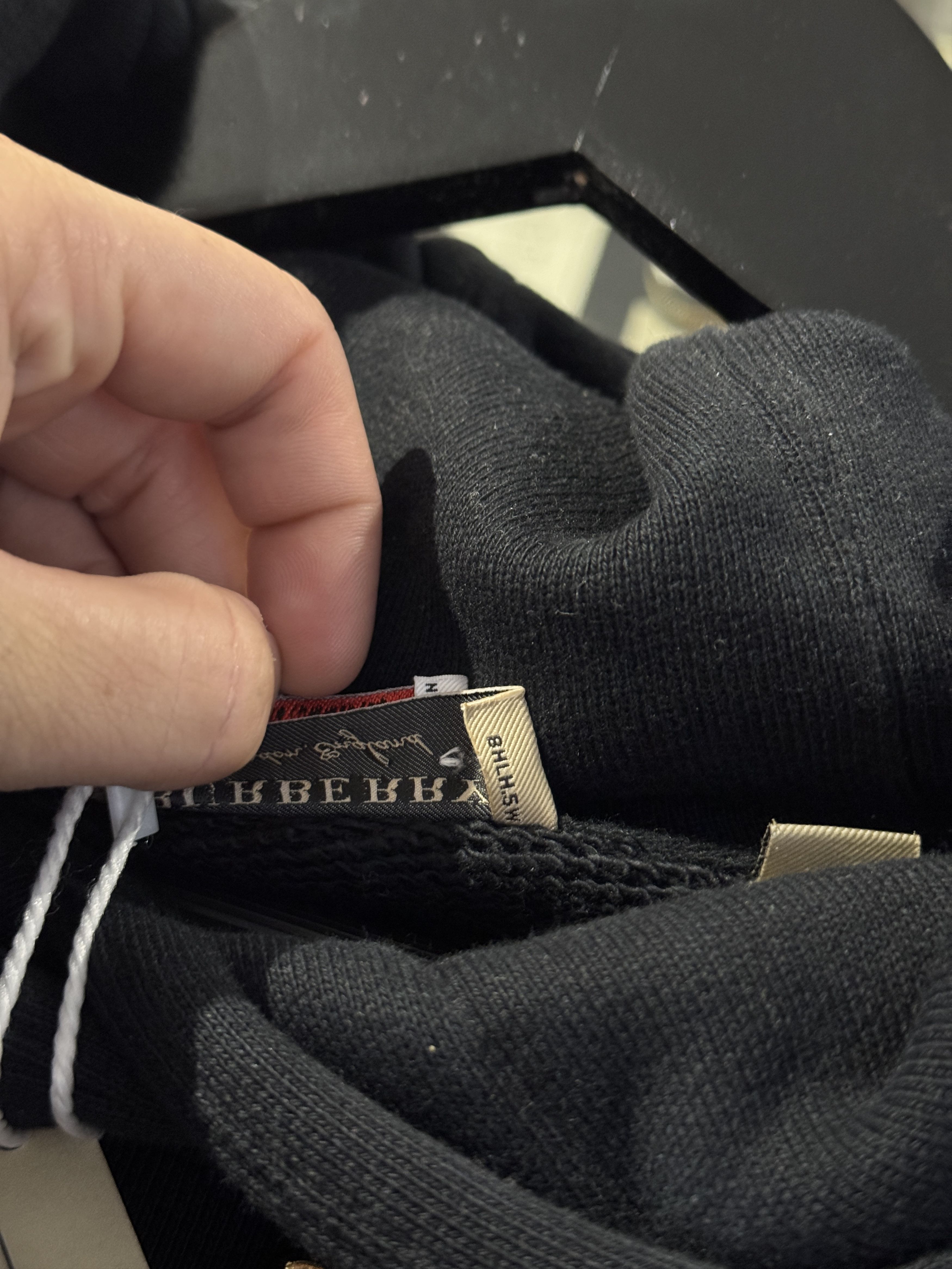 Burberry Burberry Chain Detail Black Hoodie Size US S / EU 44-46 / 1 - 8 Thumbnail