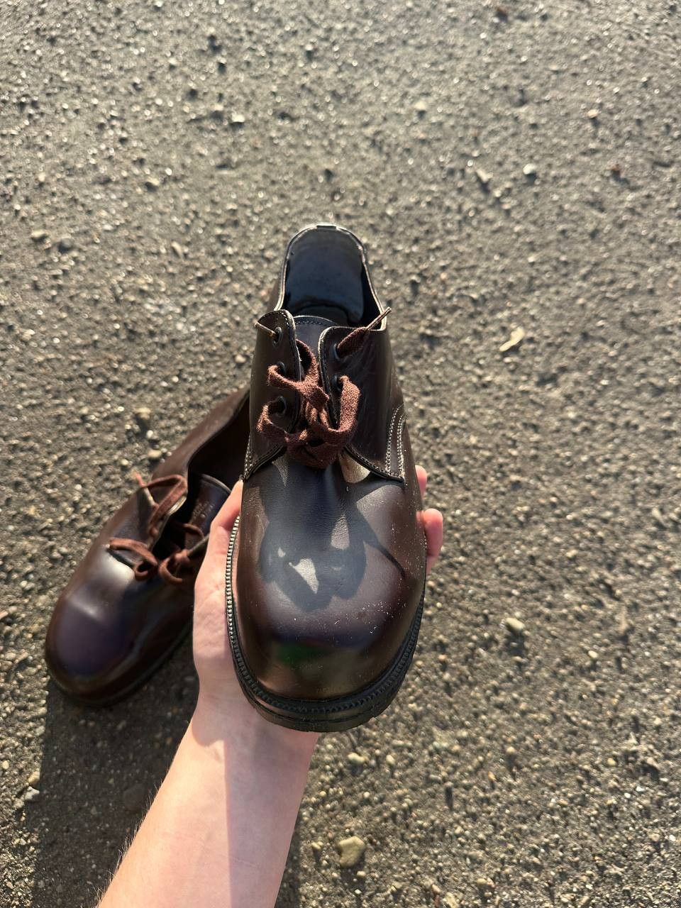 Other Steel Toe Vintage Bergmann Guidi style Leather Loafers Shoes Size US 10 / EU 43 - 3 Thumbnail