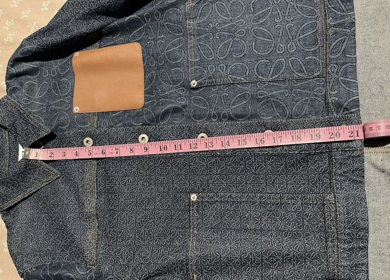 Loewe Loewe anagram denim jacket size 36 Size US S / EU 44-46 / 1 - 11 Thumbnail
