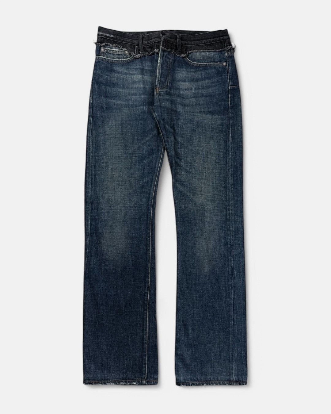 Dior × Hedi Slimane Dior Homme - AW06 Cummerbund Denim Size US 31 - 1 Thumbnail