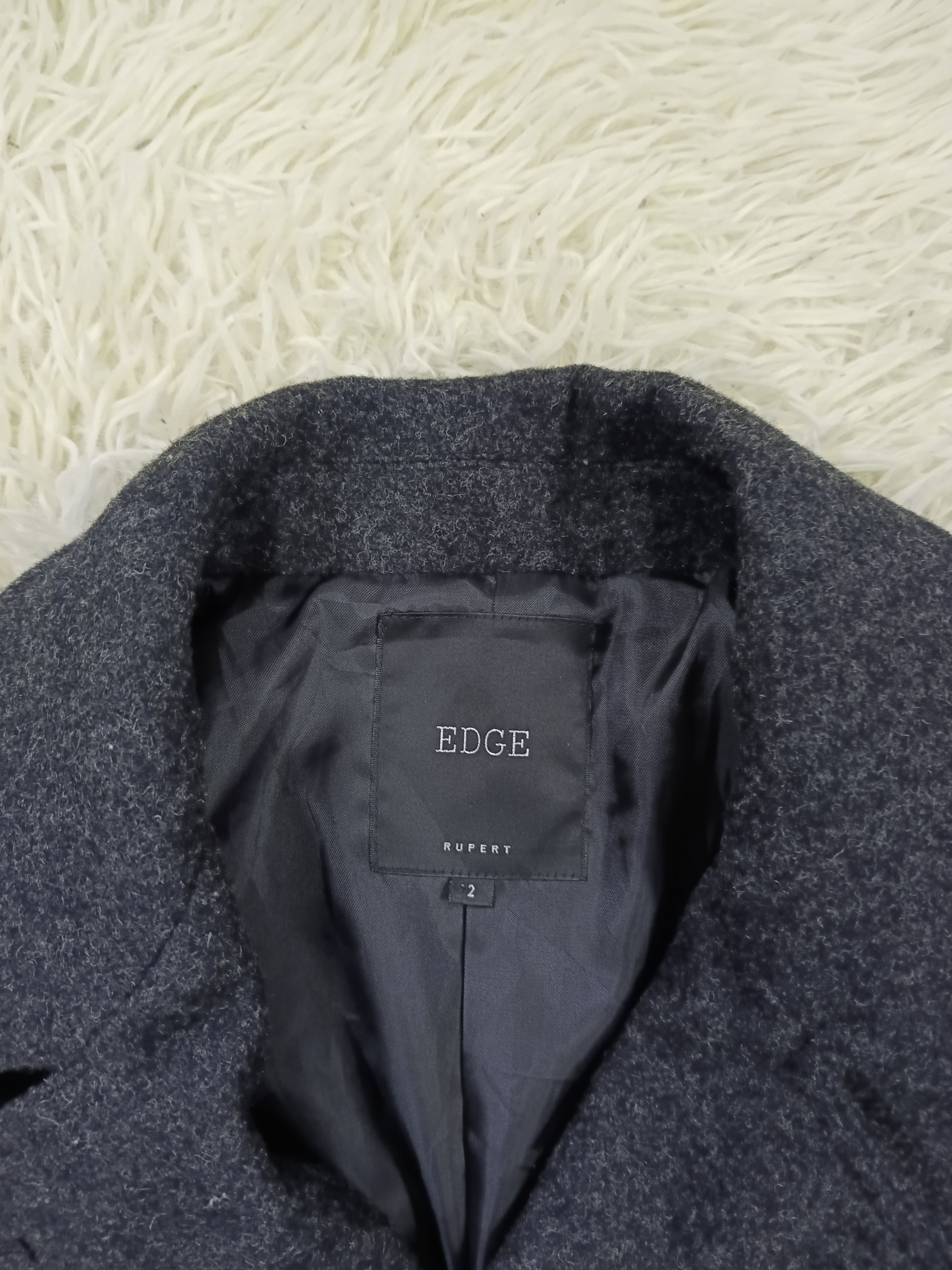 Japanese Brand EDGE RUPERT DOUBLE COLLER WOOL JACKET Size US S / EU 44-46 / 1 - 5 Thumbnail