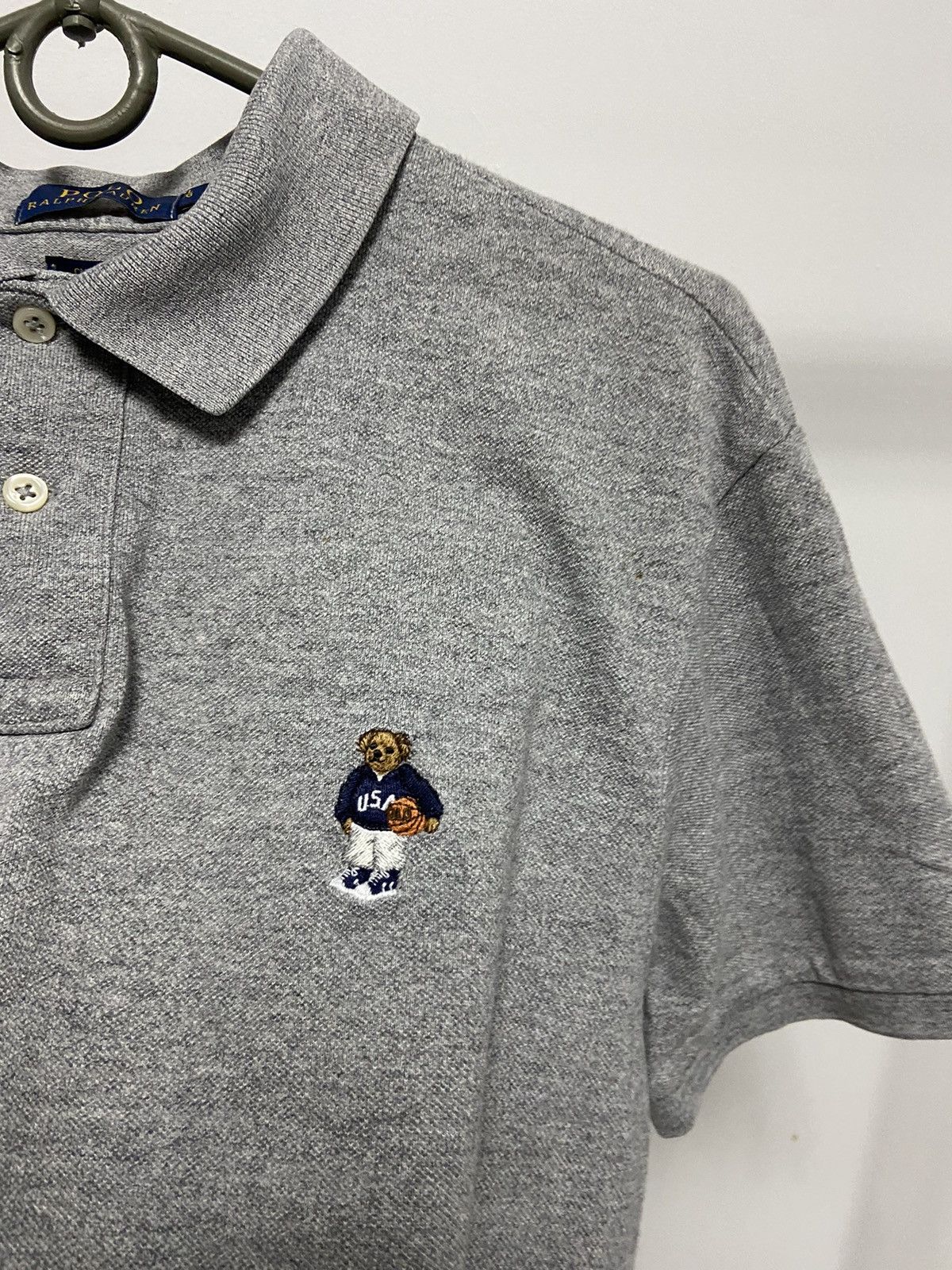 Polo Ralph Lauren × Vintage Polo Bear Ralph Lauren Vintage T Shirt Polos Small Logo Size US L / EU 52-54 / 3 - 5 Thumbnail