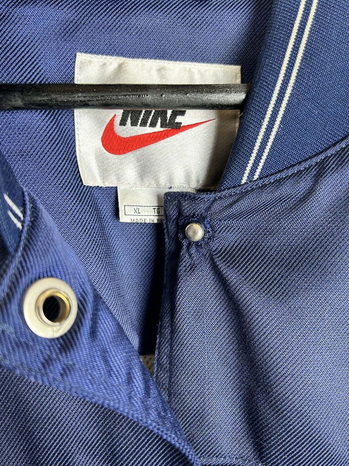 Nike 90s Nike Italy 1998/99 Button Up Track Bomber Jacket XL Size US XL / EU 56 / 4 - 8 Thumbnail