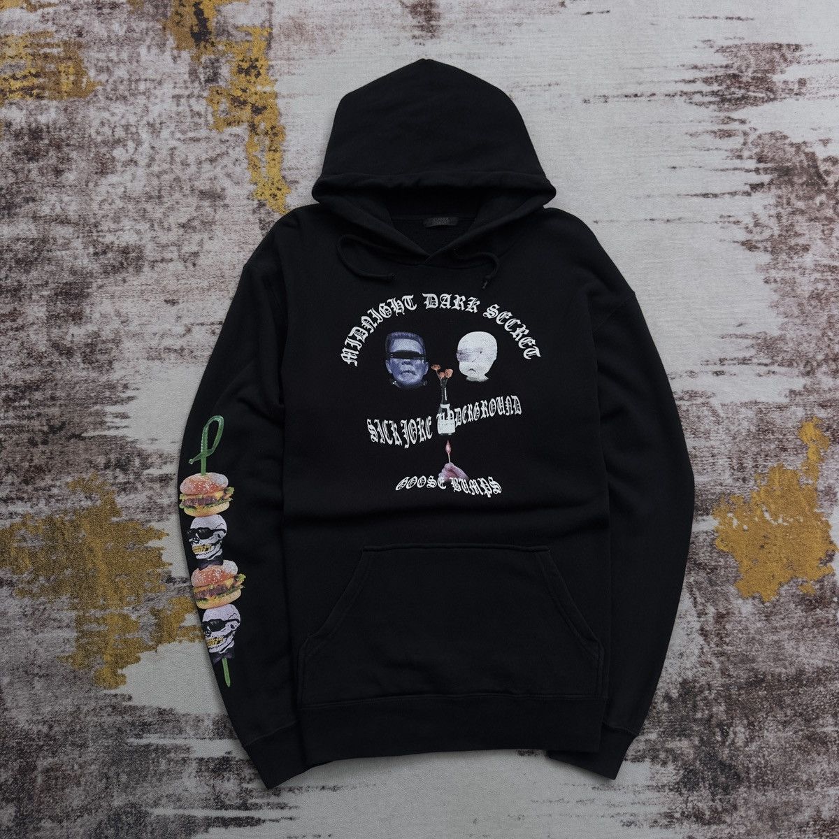 Japanese Brand UNDERGROUND STREETWEAR DARK ART HOODIE Size US M / EU 48-50 / 2 - 1 Thumbnail