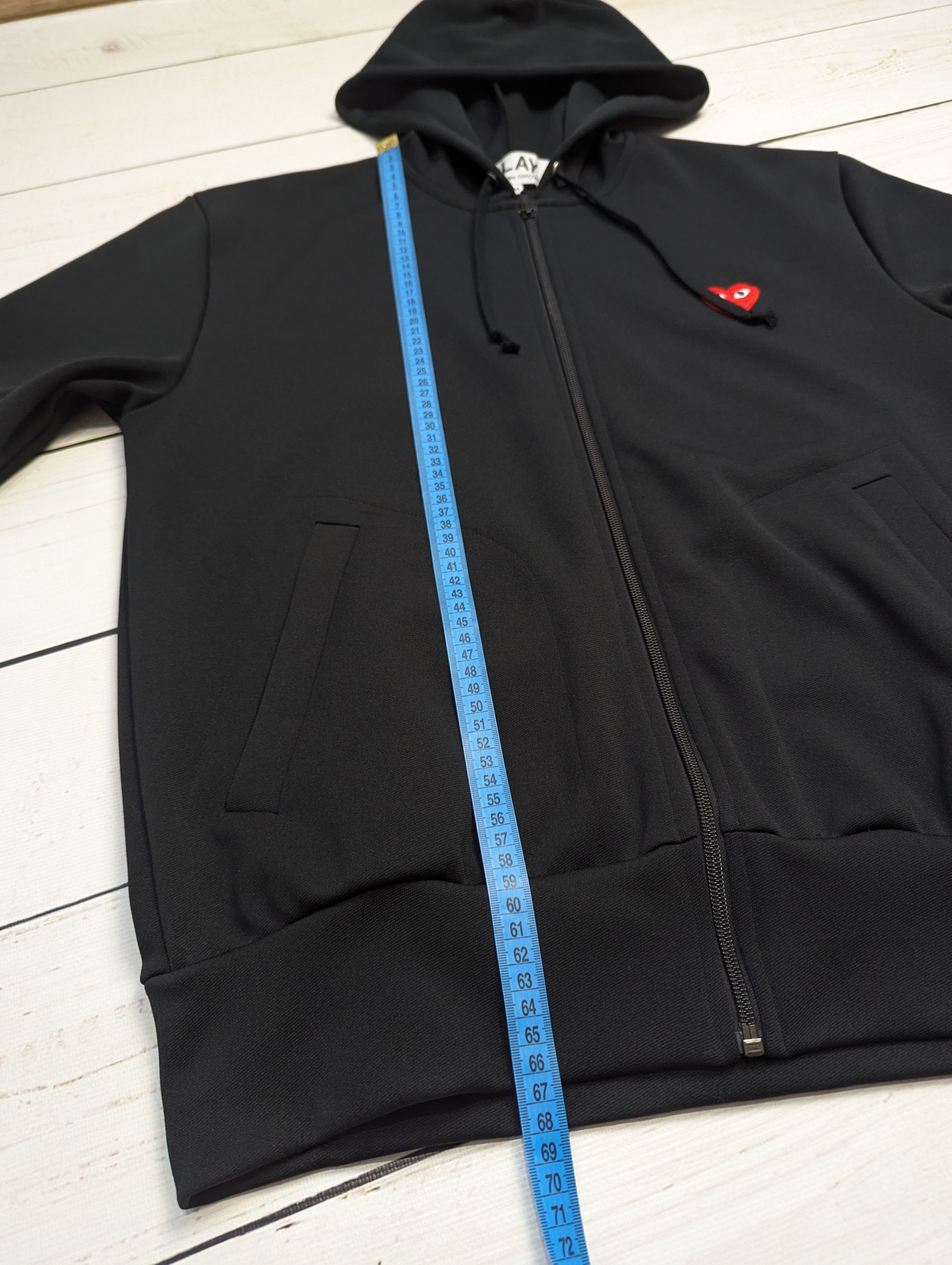 Comme des Garcons Comme des Garçons Play Zip Hoodie Jacket M Size US M / EU 48-50 / 2 - 18 Thumbnail