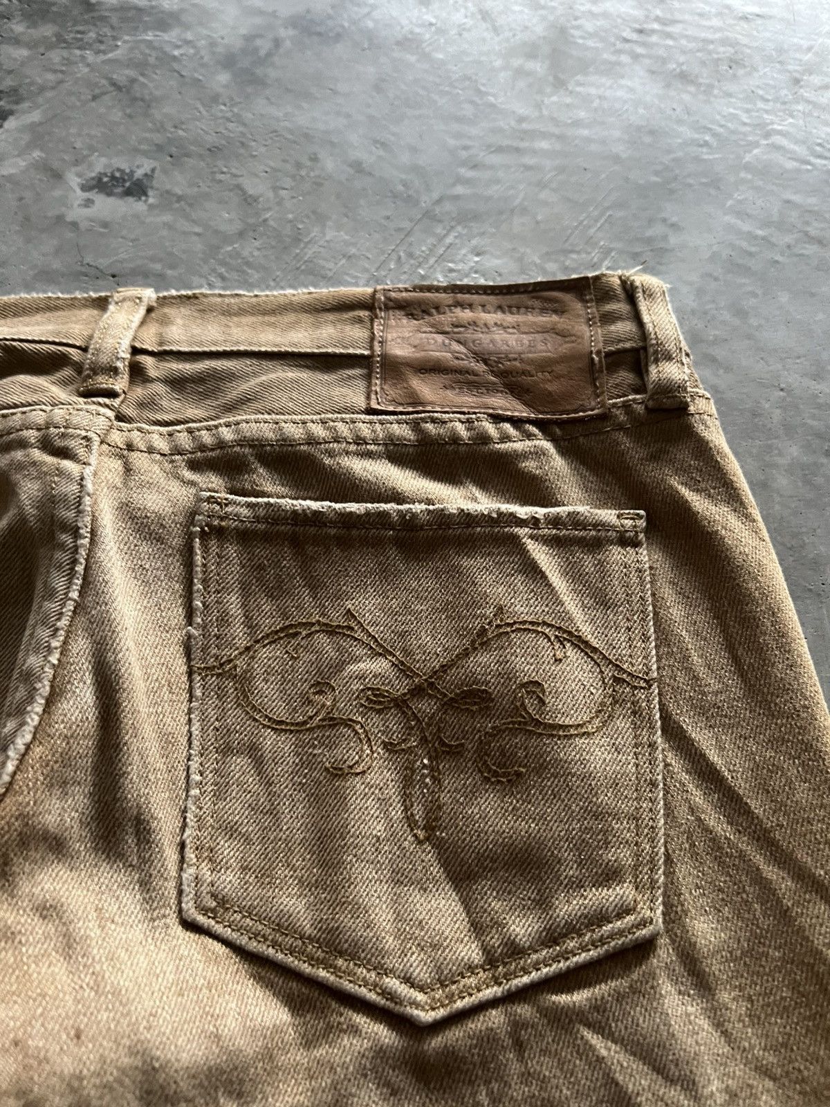 Polo Ralph Lauren flared ralph lauren dungaree boot cut classic Size 30" / US 8 / IT 44 - 19 Thumbnail
