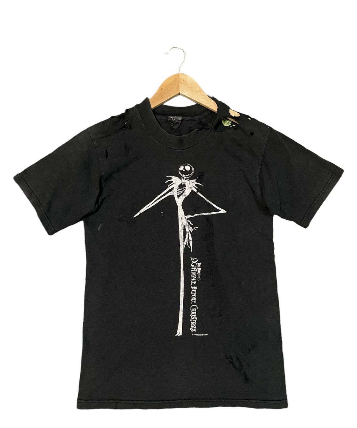 Vintage Vintage 90s Movie Tim Burton Nightmare Before Christmas Size US S / EU 44-46 / 1 - 1 Thumbnail