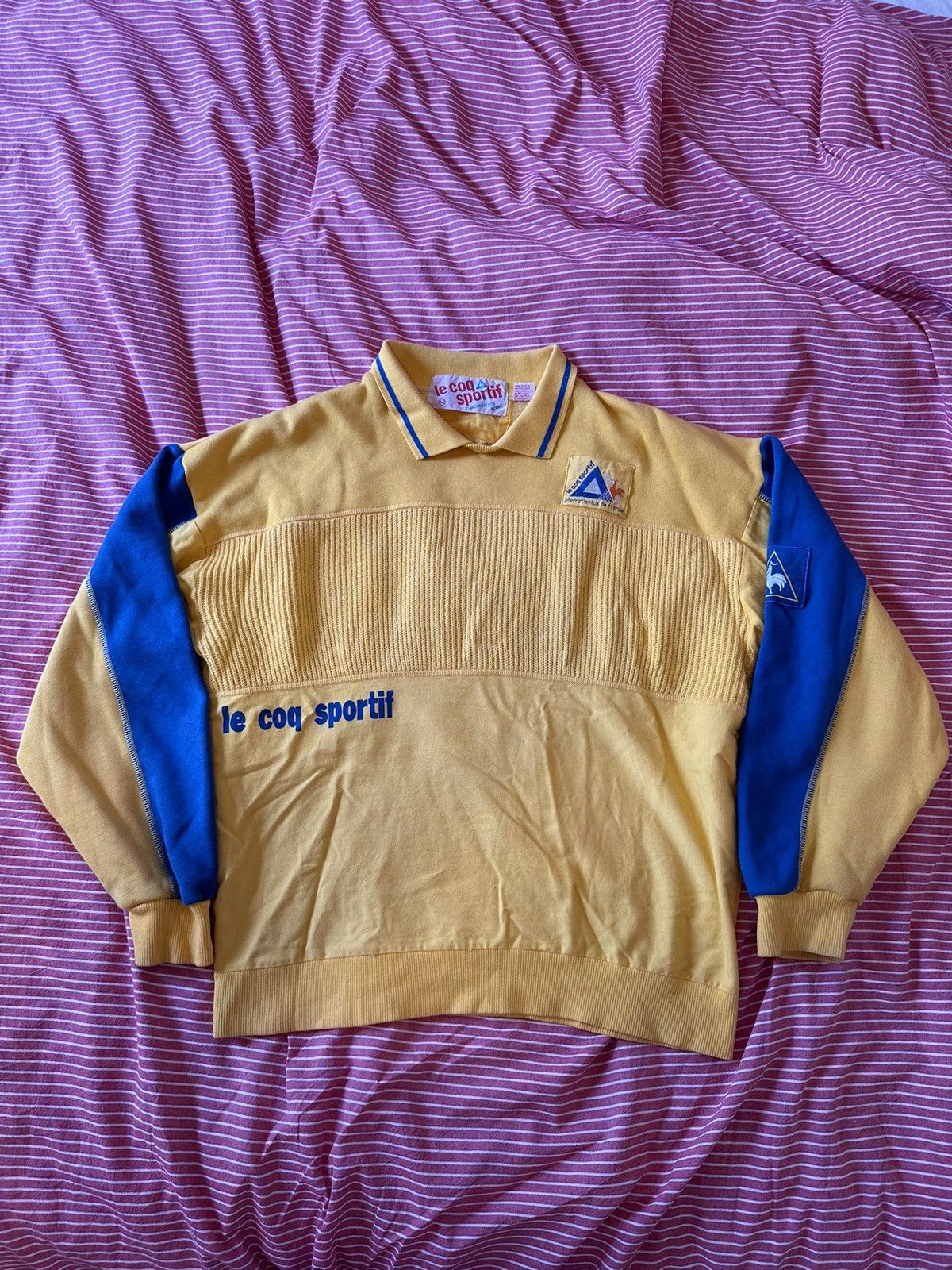Le Coq Sportif Le Coq Sportif Collared Crewneck Sweater Size US M / EU 48-50 / 2 - 1 Thumbnail