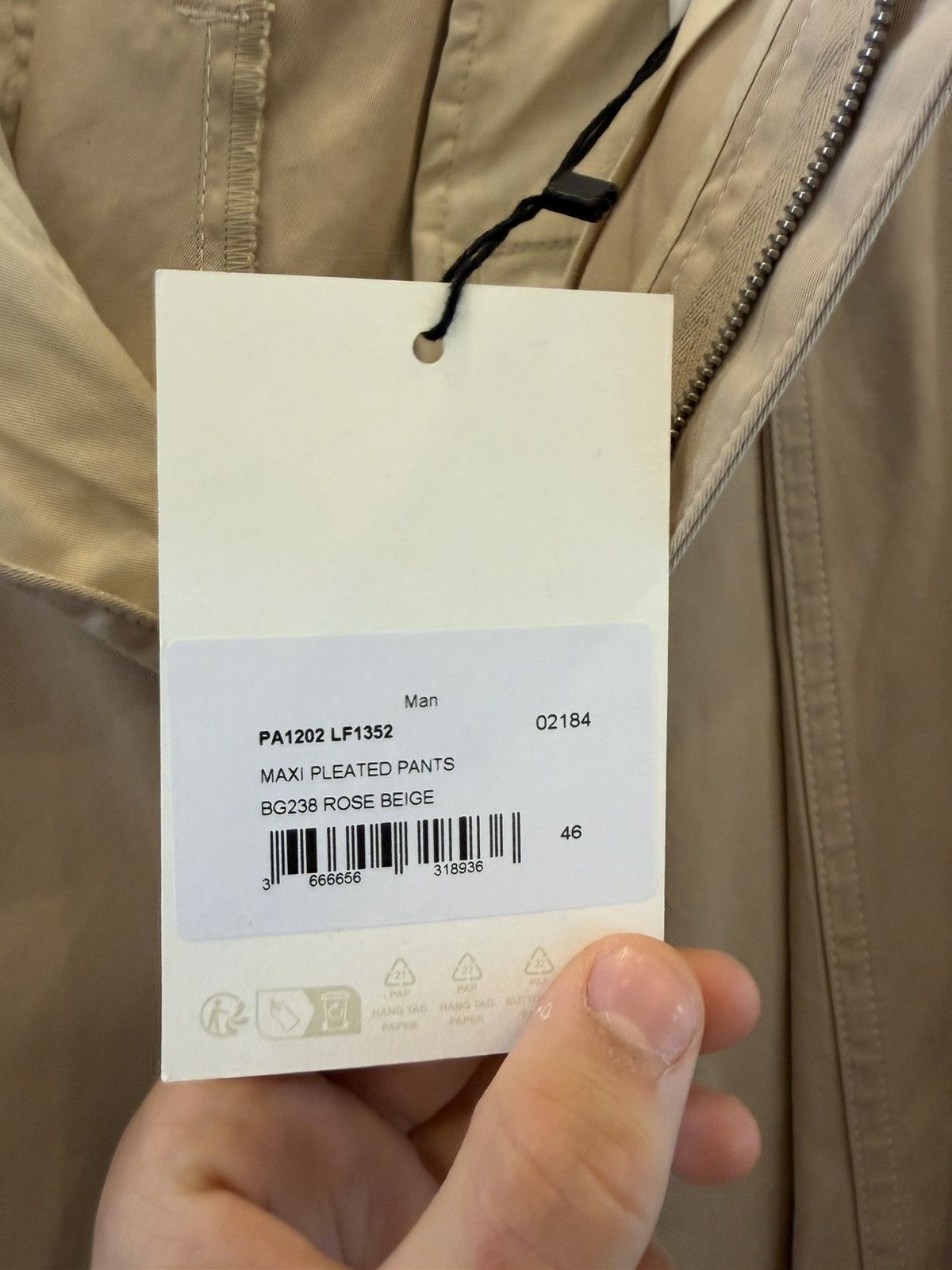 Lemaire Lemaire Maxi Pleated Pants Size US 30 / EU 46 - 8 Thumbnail