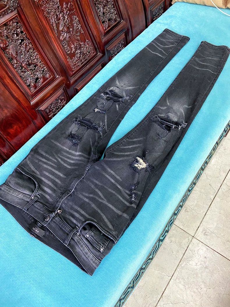 Amiri Amiri Elastic Denim Pants Size US 34 / EU 50 - 1 Thumbnail