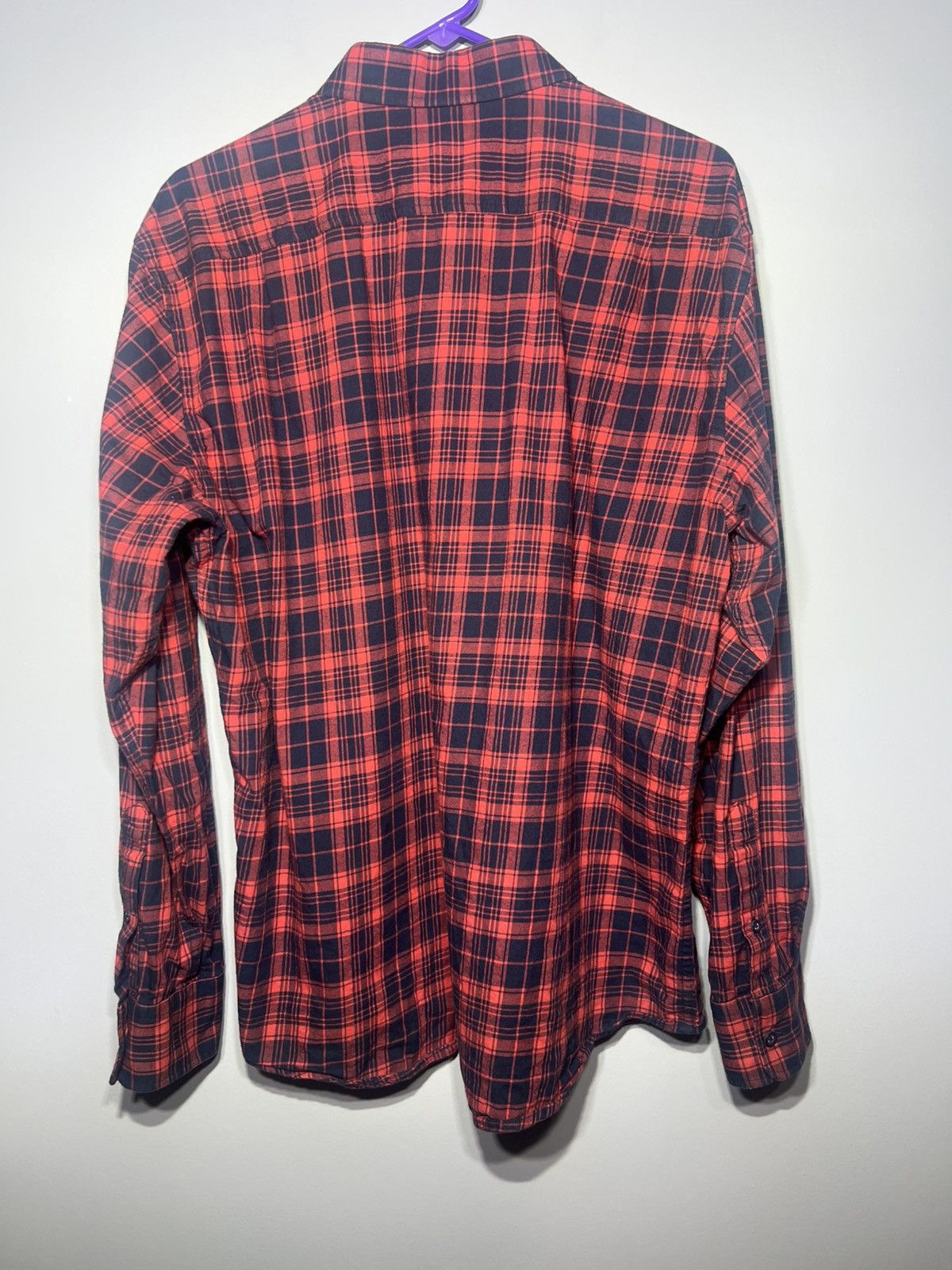 UNTUCKit UNTUCKit Shirt Mens XL Red Plaid Wrinkle Free Lumberjack Size US XL / EU 56 / 4 - 4 Thumbnail