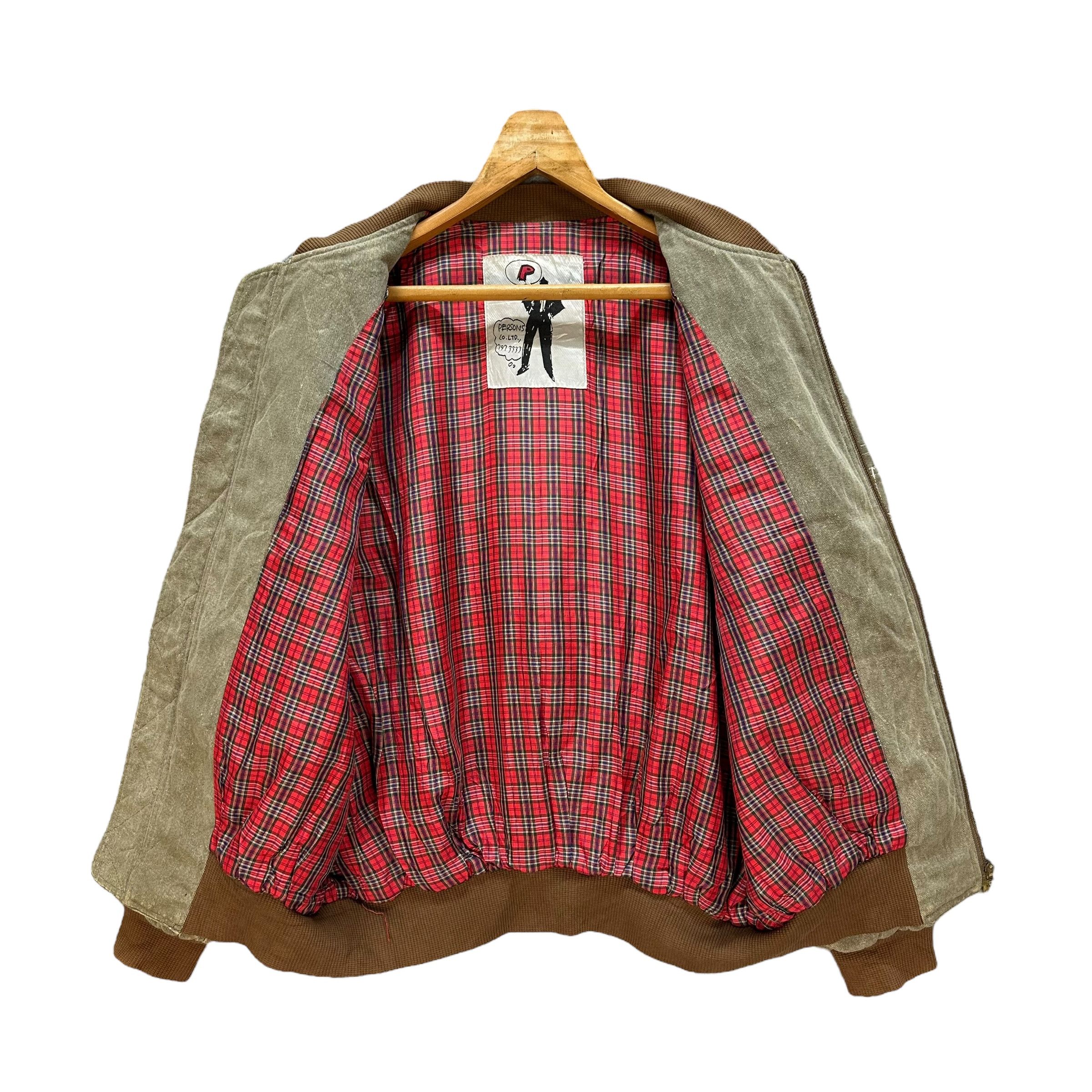 PERSON'S PERSON'S Capital P Big Logo Work Bomber Jacket #A56-1290 Size US XL / EU 56 / 4 - 8 Thumbnail