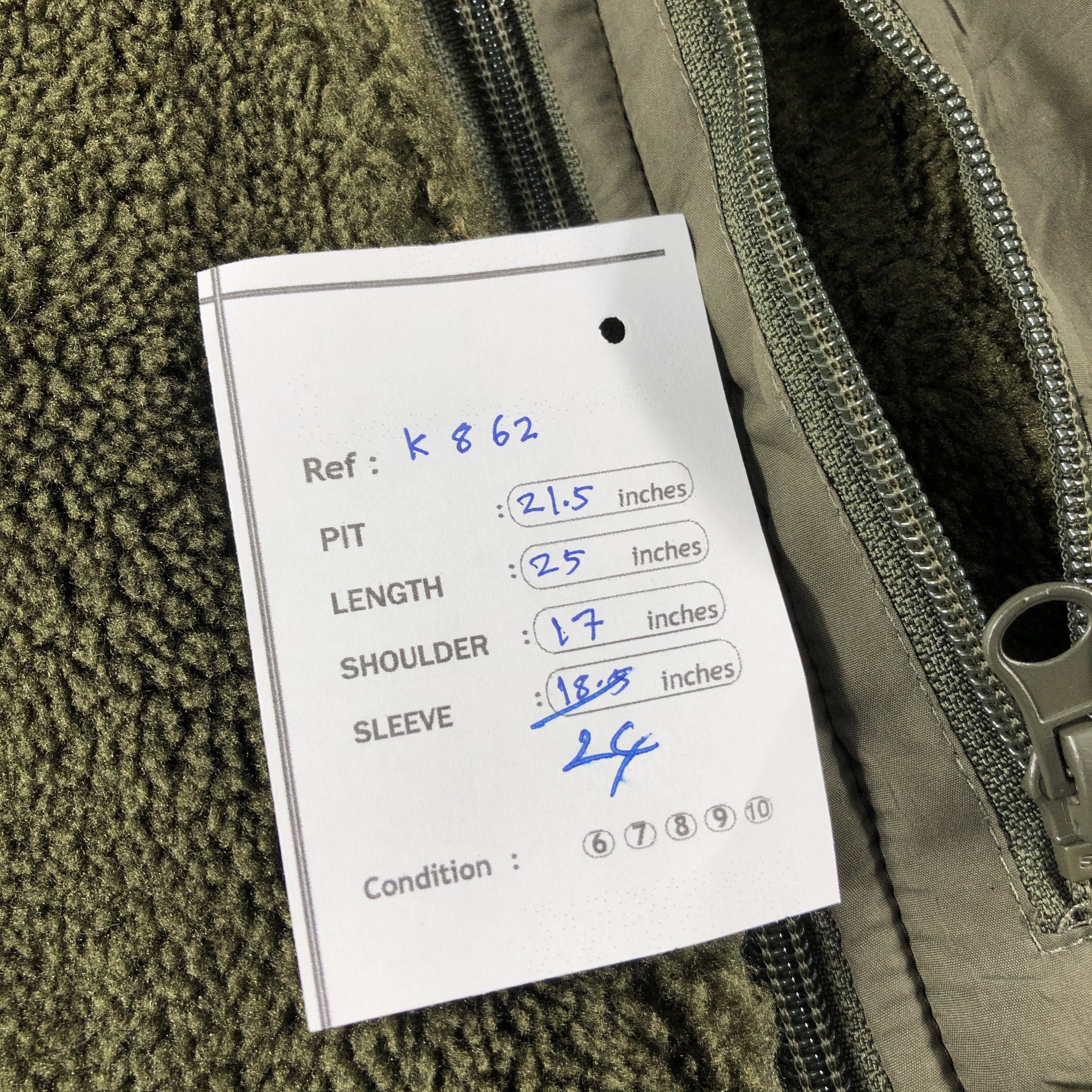 Japanese Brand Japanese Brand Fleece Jacket Full Zipper Size M Size US M / EU 48-50 / 2 - 9 Thumbnail