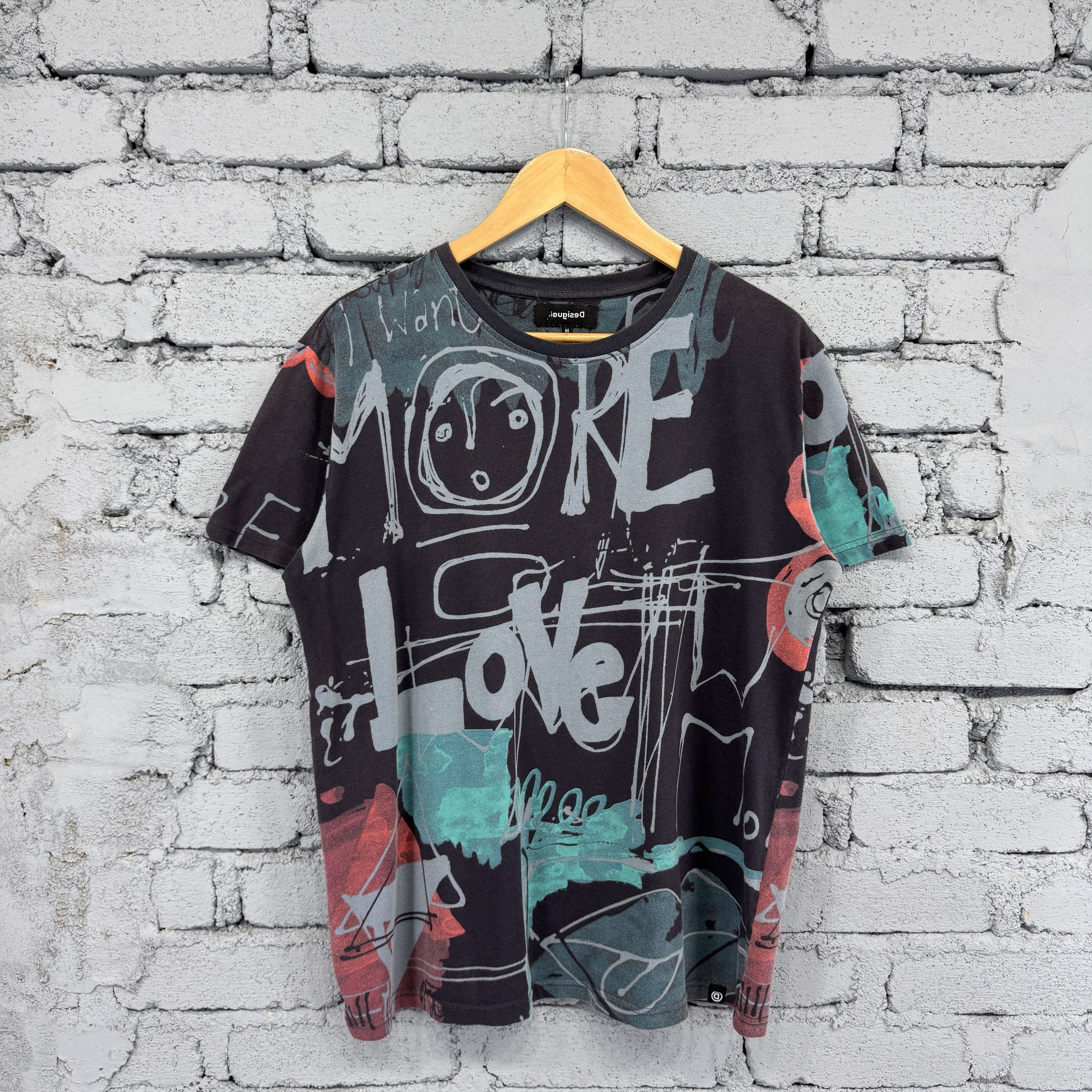 Japanese Brand Rare Japanese Brand Desigual Featuring A Graphic "MORE LOVE" Size US M / EU 48-50 / 2 - 1 Thumbnail