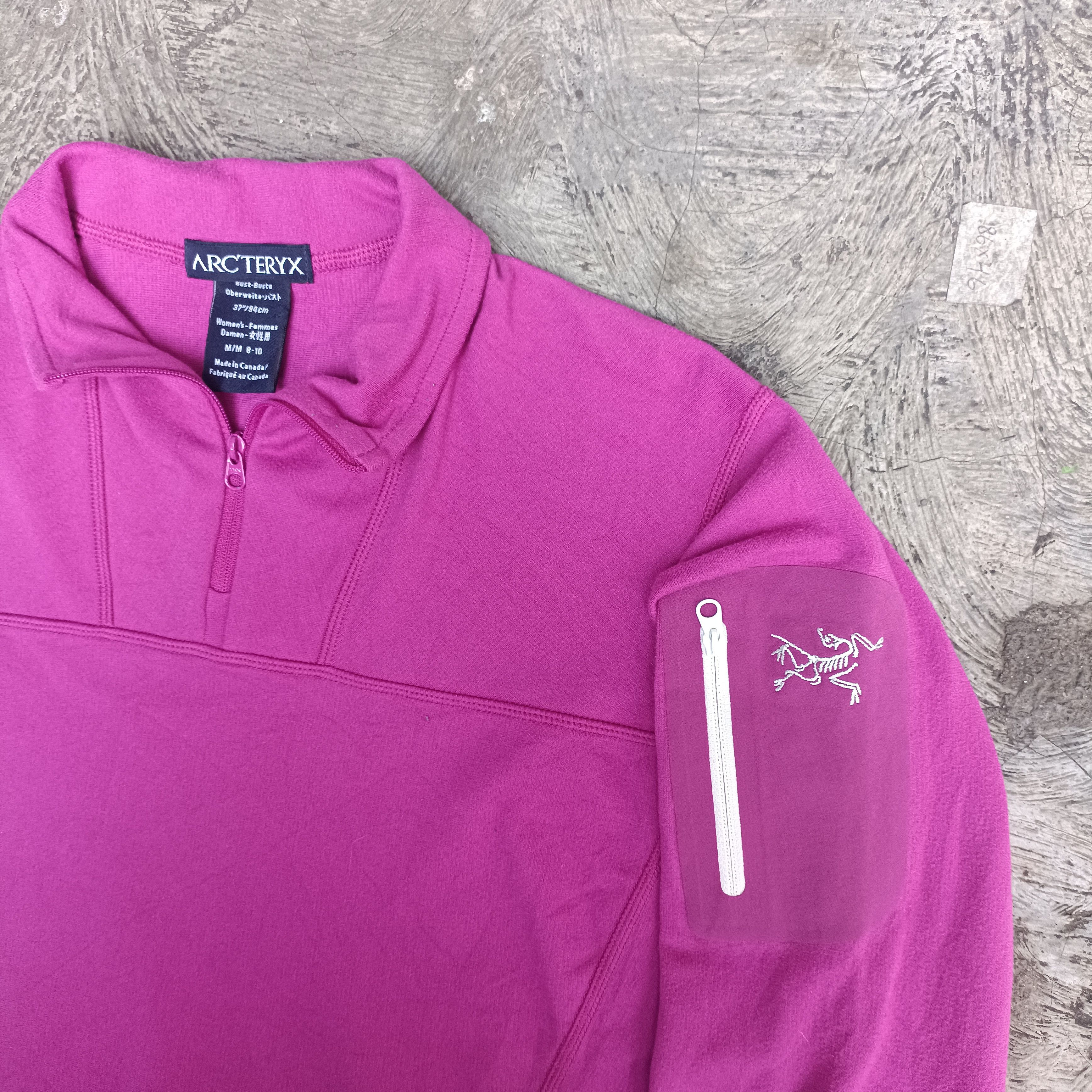 Arc'teryx Arc'teryx Women's thermal Purple Halfzip Size S / US 4 / IT 40 - 3 Thumbnail