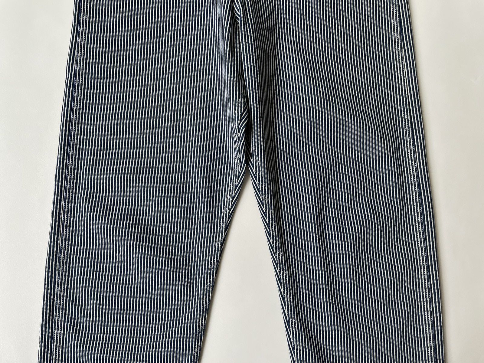 Comme des Garcons S/S 06 Wide Leg Striped Work Trousers Size US 34 / EU 50 - 9 Thumbnail