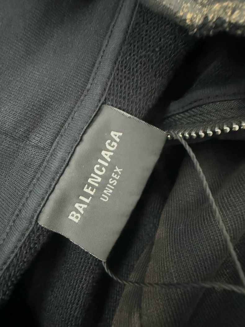 Balenciaga Balenciaga Mud dyeing to make old zipper sweater coat Size US XS / EU 42 / 0 - 3 Thumbnail