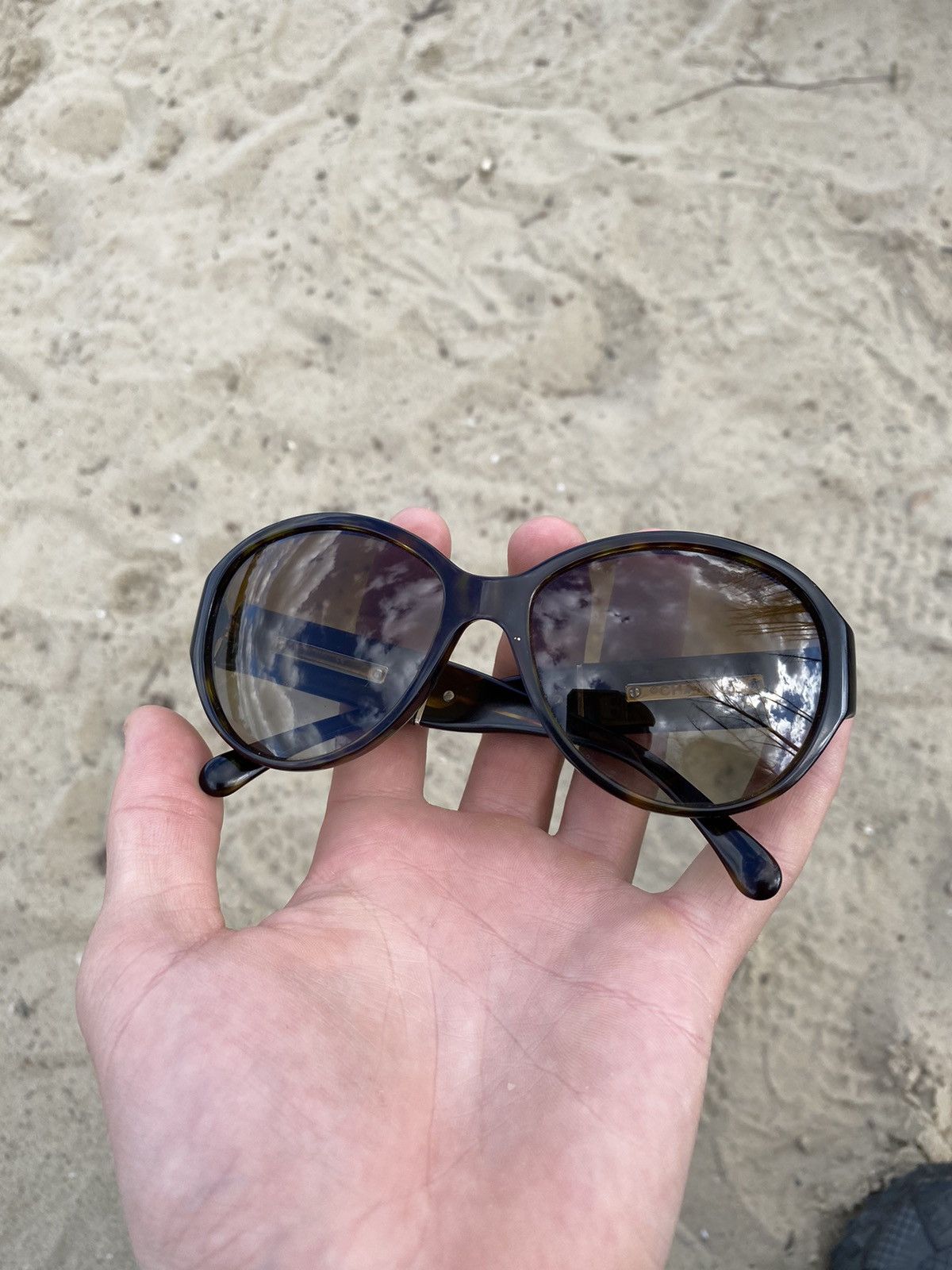 image of Chanel Vintage Sunglasses in Grey, Women's