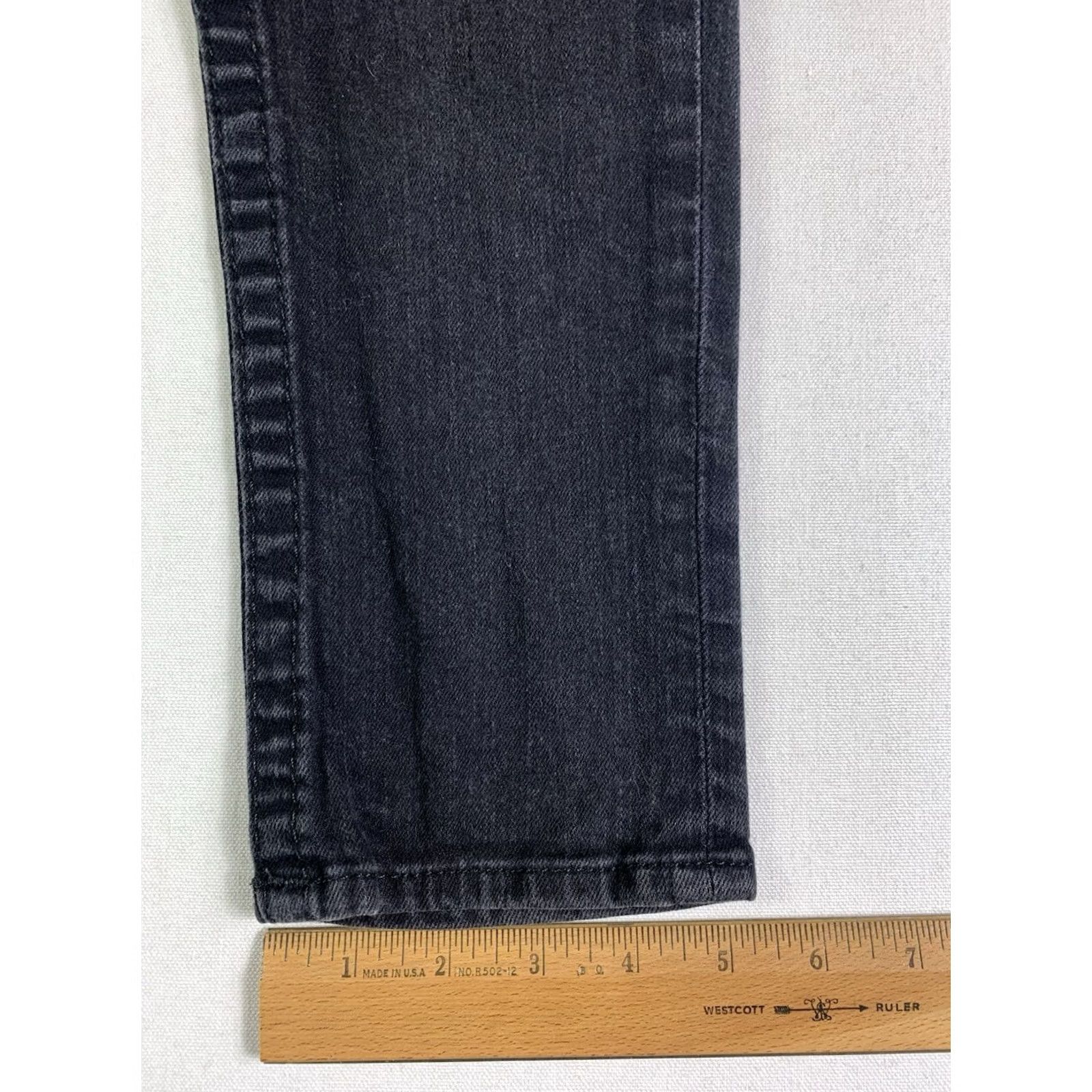 True Religion True Religion Black Denim Jeans Women 28 Halle Made in USA (fits 28x29) WAXN95CR0 Size 28" / US 6 / IT 42 - 6 Thumbnail