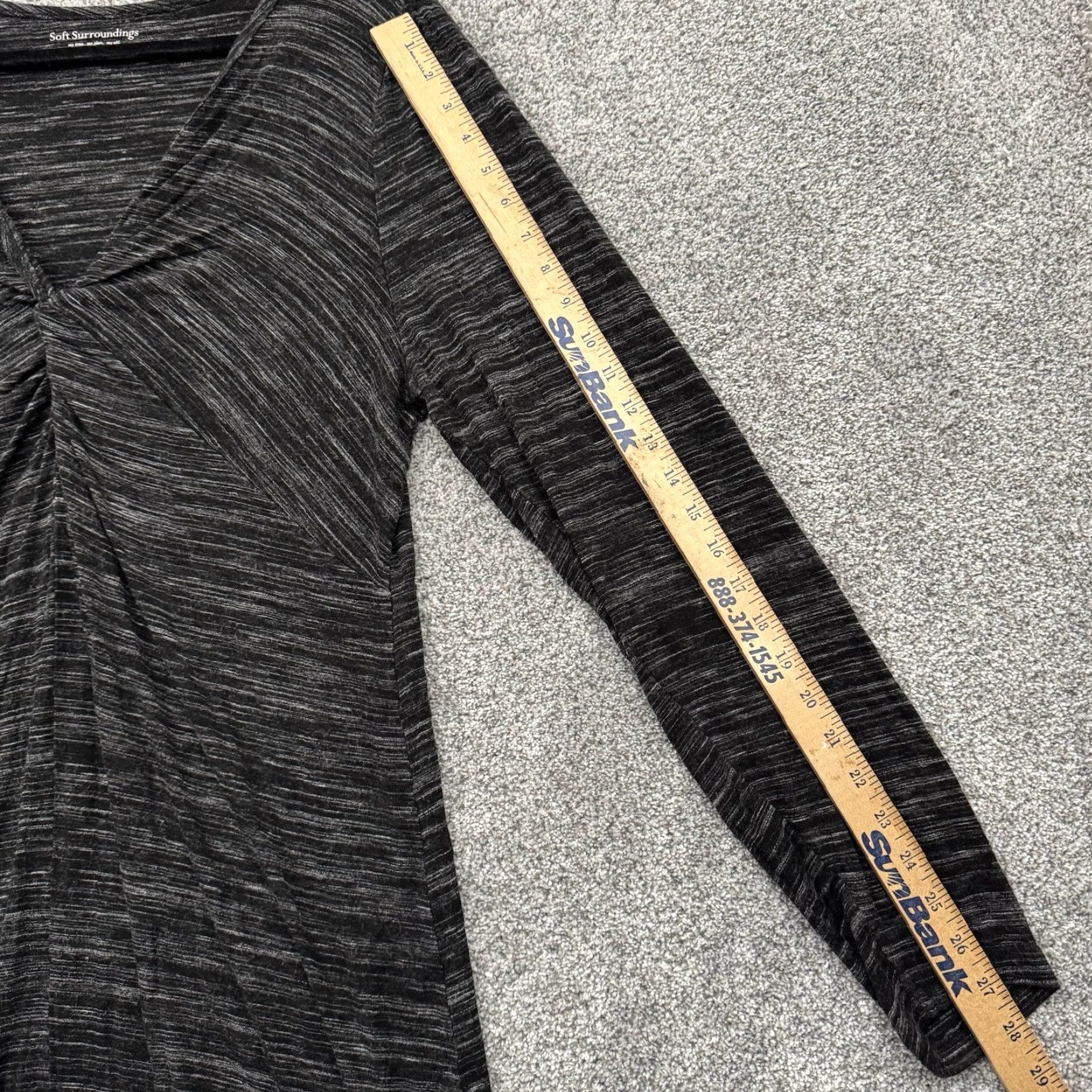 Soft Surroundings Soft Surroundings Sweater Dress Womens XL Black Knee Length Long Sleeve Pullover Boho Bohemian Lagenlook Whimsigoth Casual Size XL / US 12-14 / IT 48-50 - 3 Thumbnail