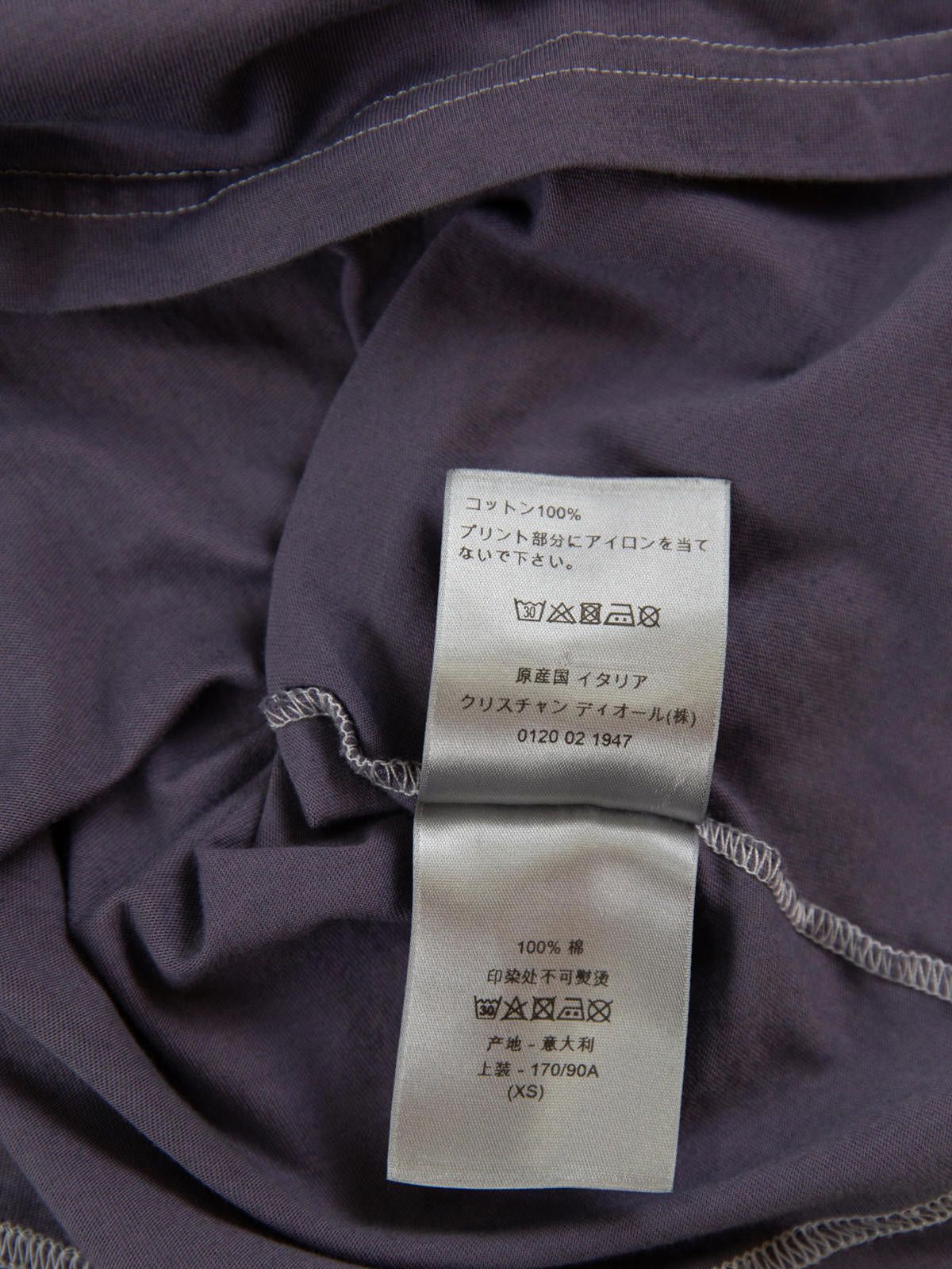 Dior Dior Mens Atelier Purple Dyed T-Shirt X-Small Purple Size US XS / EU 42 / 0 - 7 Thumbnail