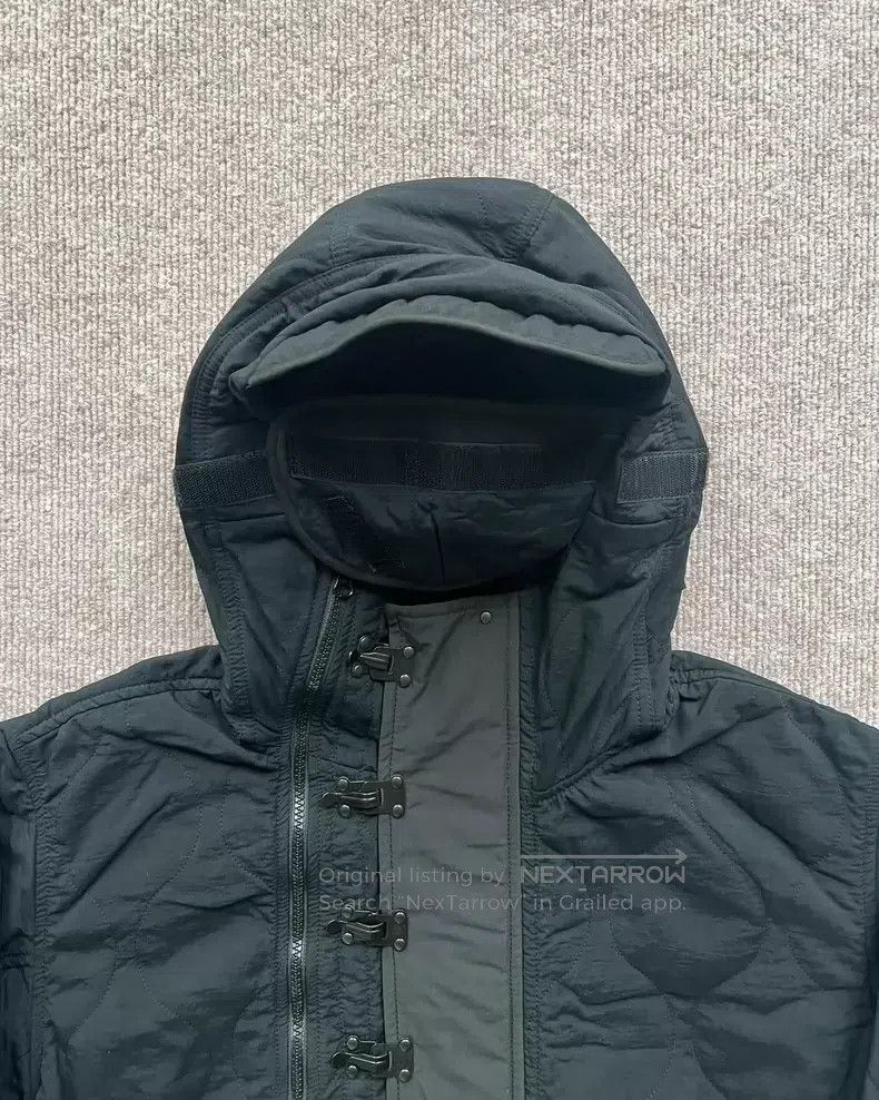 Neighborhood Neighborhood Iron Buckle Hooded Windbreaker Cotton Jacket Size US M / EU 48-50 / 2 - 4 Thumbnail