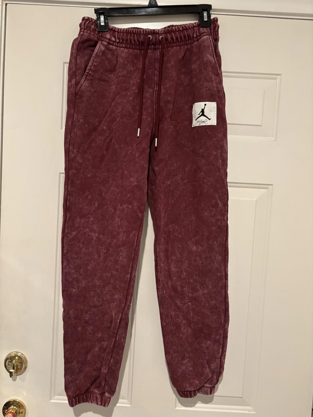 Jordan Brand Men's maroon sz S Jordans sweatpants #648 Size US 30 / EU 46 - 1 Thumbnail