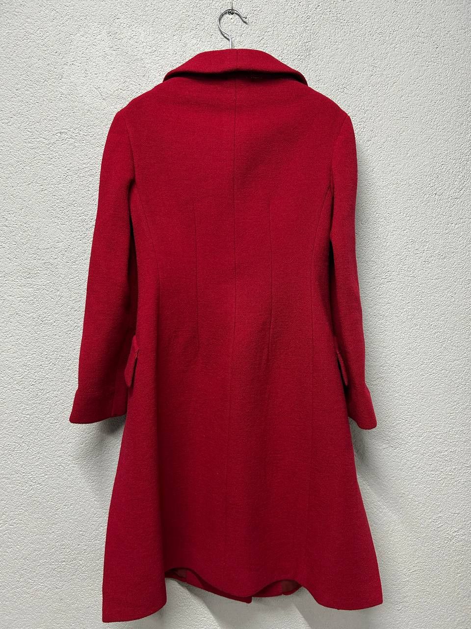 Prada Prada FW2009 Women’s Red Virgin Wool Coat Size M US 6 IT 42 Size M / US 6-8 / IT 42-44 - 11 Thumbnail