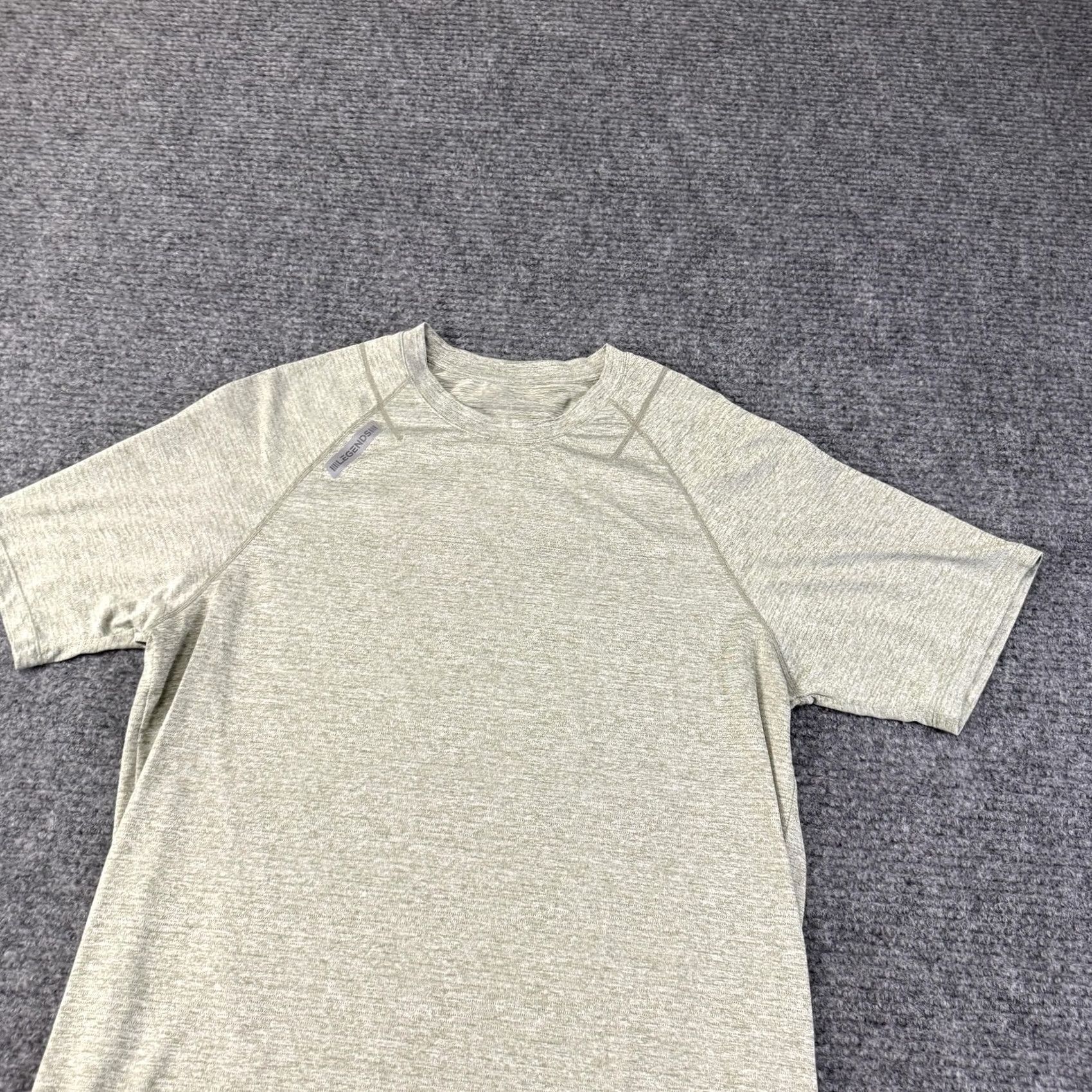 Vintage Legends Shirt Mens L Green Athletic Performance Tee Workout Size US L / EU 52-54 / 3 - 2 Thumbnail
