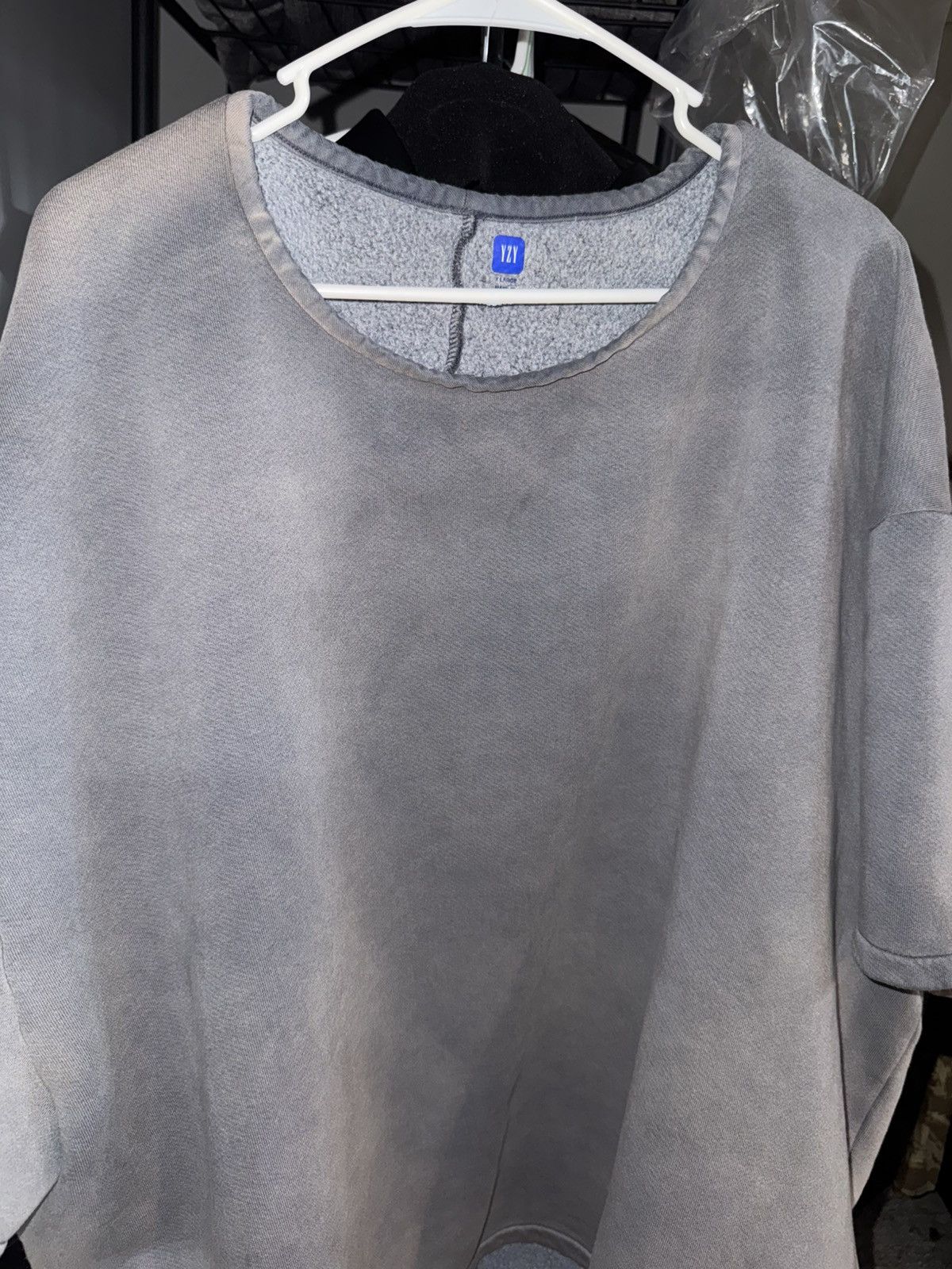 Gap × Kanye West × Yeezy Yeezy Gap Yoke Tee Grey Size US XL / EU 56 / 4 - 1 Thumbnail