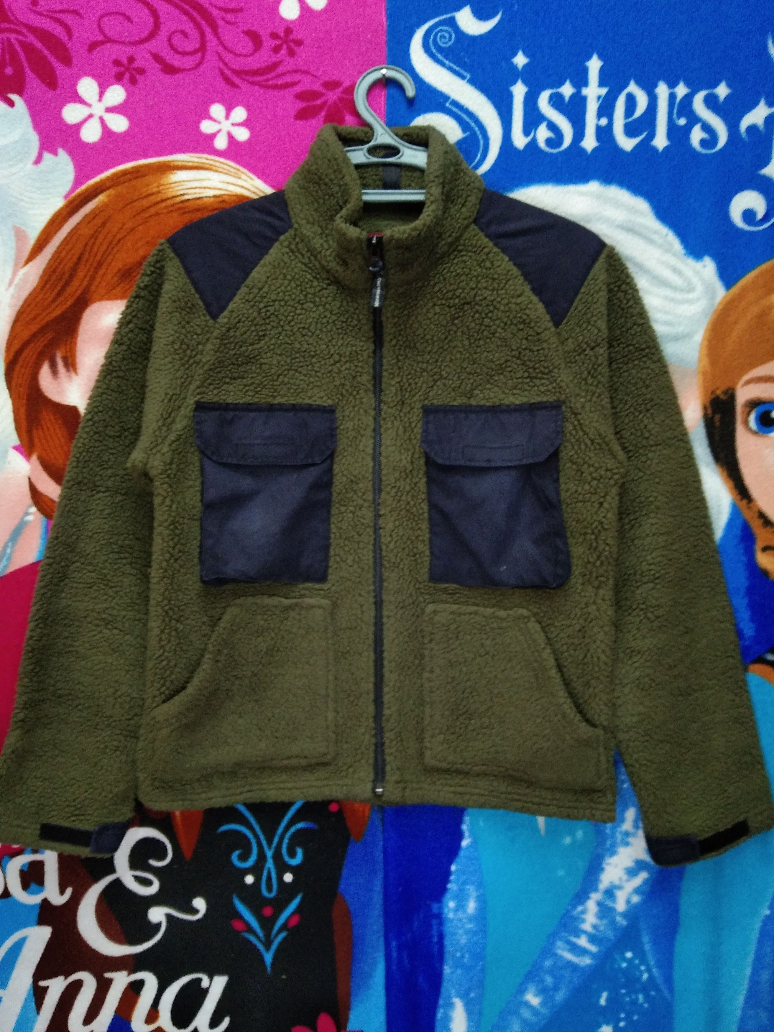 Japanese Brand VINTAGE DEEP PILE SHERPA FLEECE JACKET Size S / US 4 / IT 40 - 1 Thumbnail