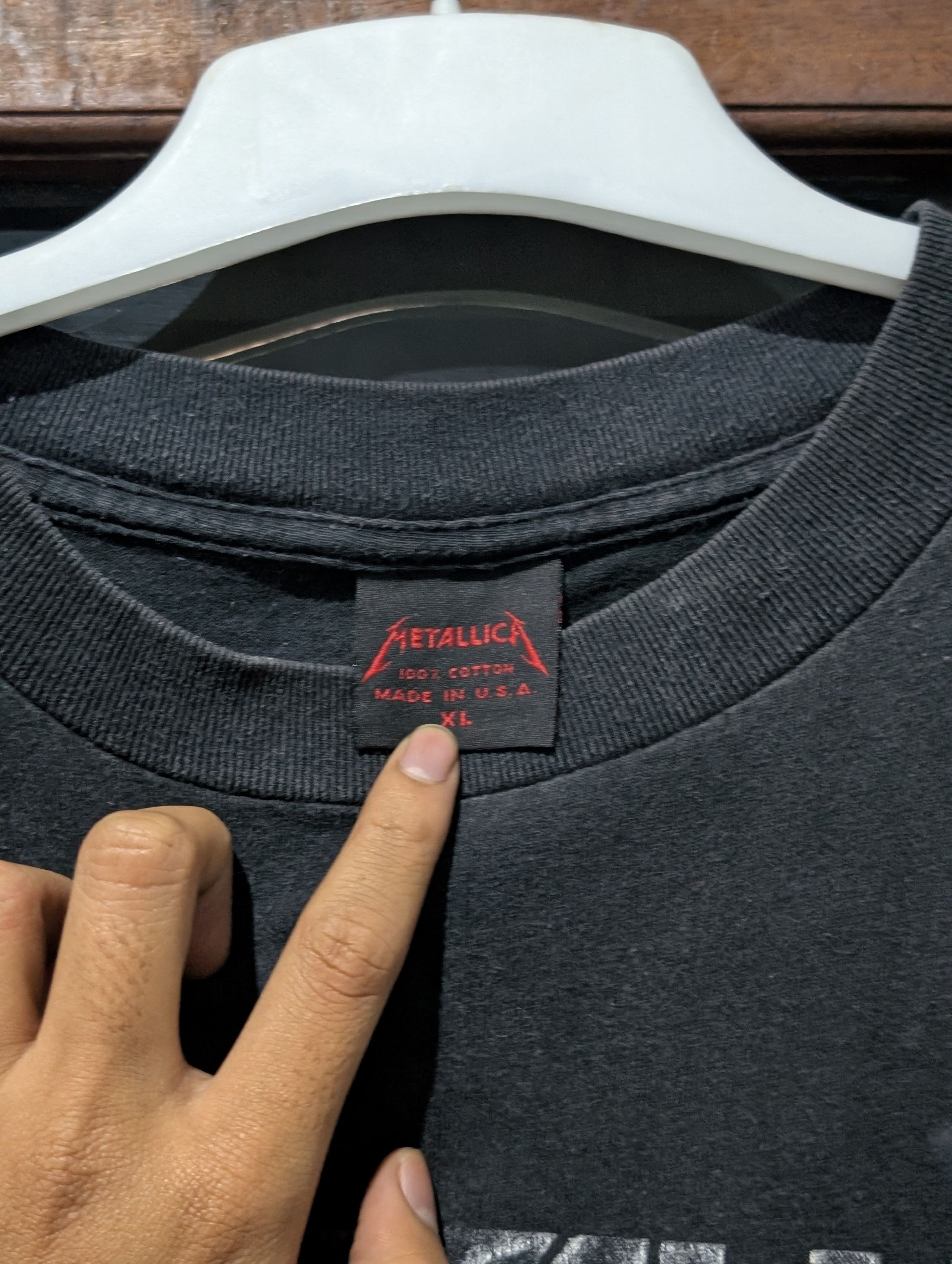 Metallica Metallica Black Album 91 Size US XL / EU 56 / 4 - 3 Thumbnail
