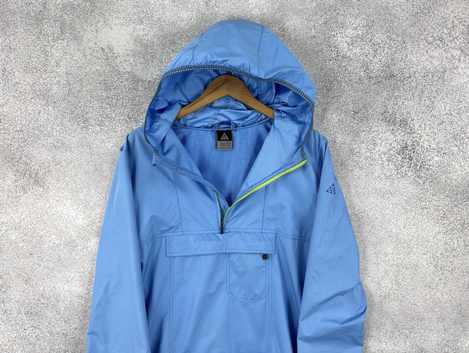 Nike ACG Nike ACG Vintage 2000s Ripstop Pullover Blue Anorak Jacket Size XL / US 12-14 / IT 48-50 - 3 Thumbnail