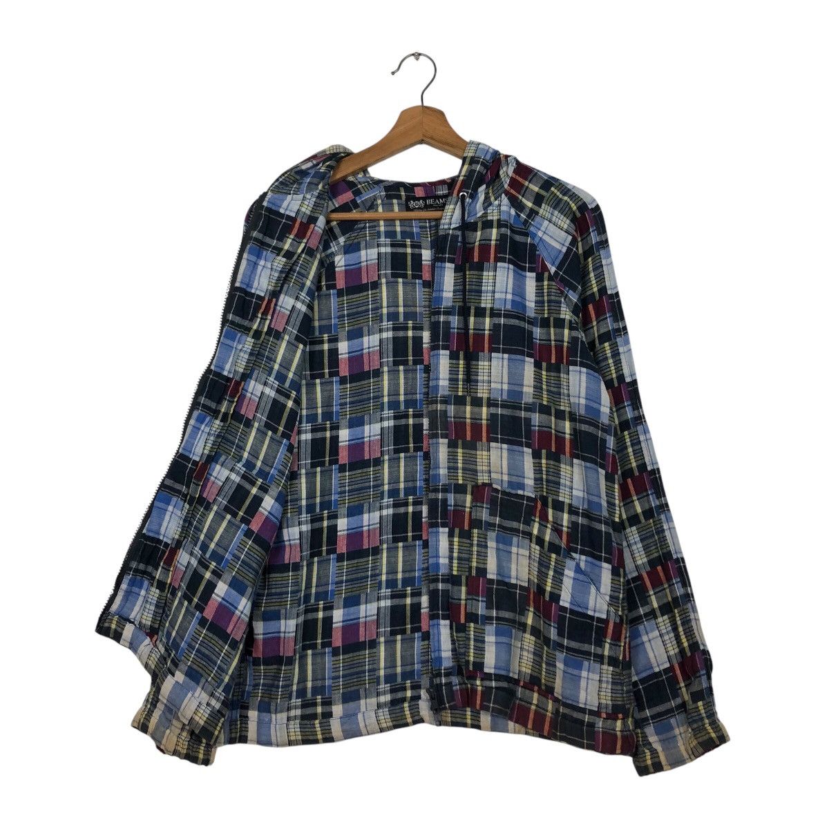 Beams Plus 📌Vintage Zipper Jacket Beams Tartan Design Issey Miyake Size US S / EU 44-46 / 1 - 13 Thumbnail