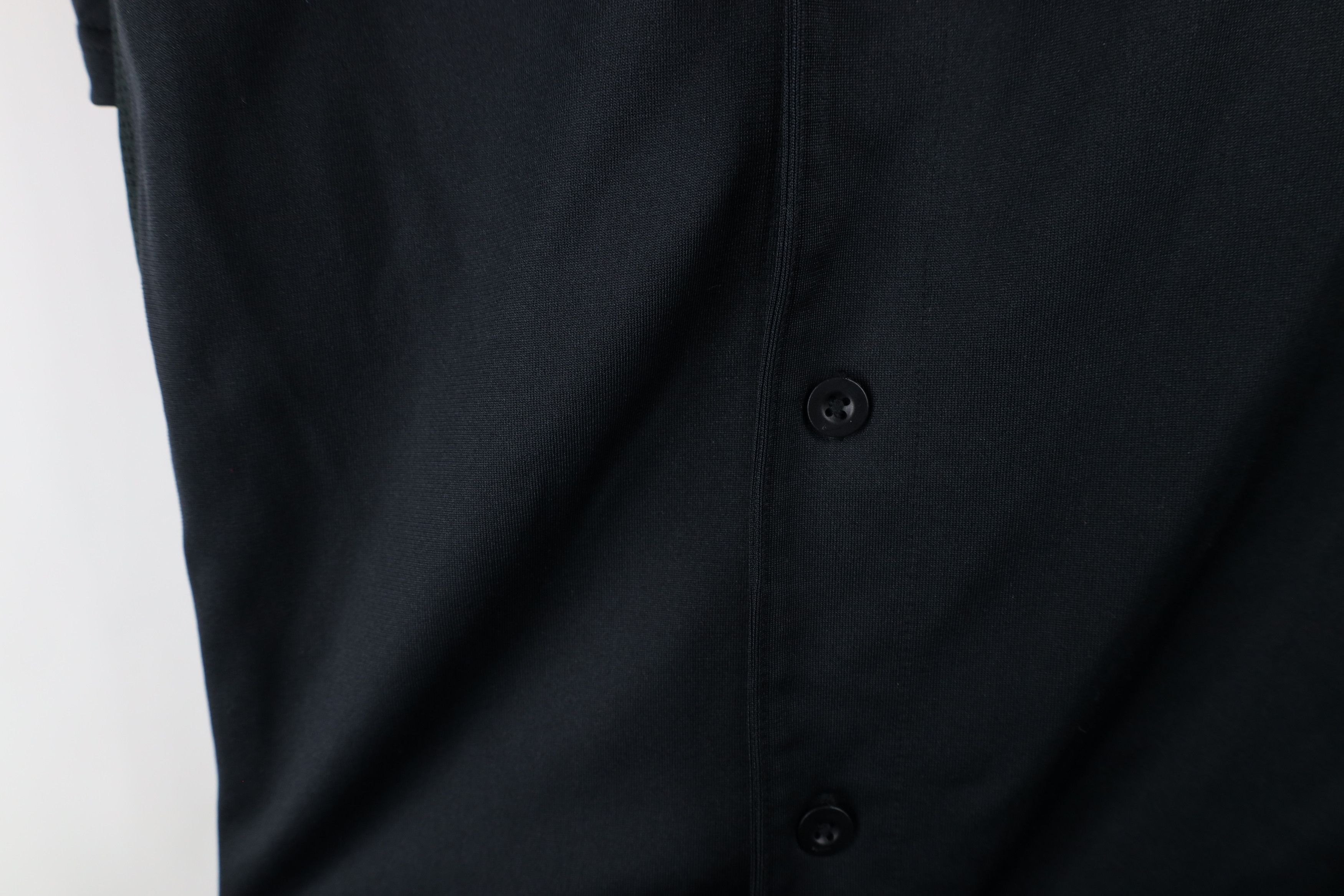 Nike × Vintage Nike Monogram Logo Baseball Jersey Shirt Black Polyester Size US L / EU 52-54 / 3 - 8 Thumbnail