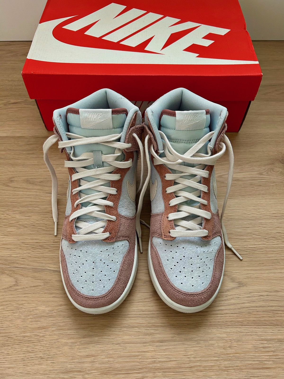 Nike Nike dunk hi fossil rose Size US 8 / EU 41 - 1 Thumbnail