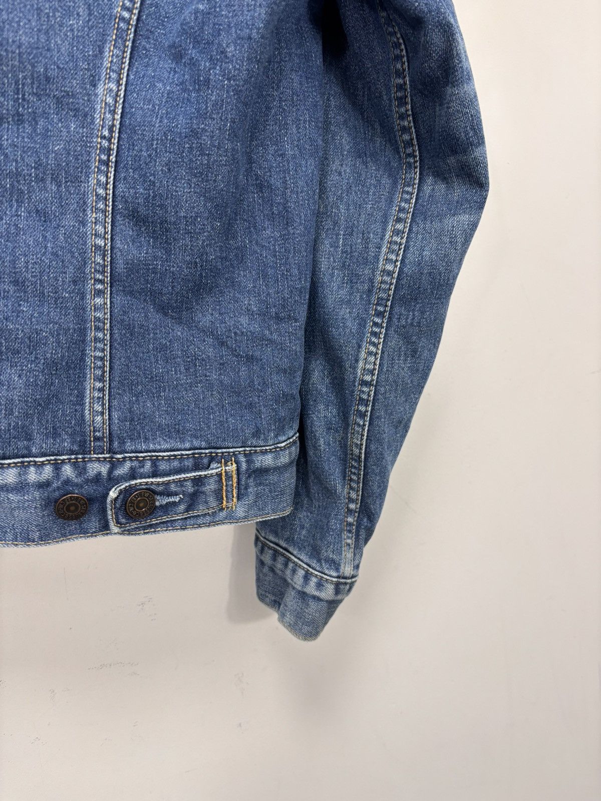 Levi's Vintage Levi’s Women’s Blue Denim Sherpa Jacket Size M / US 6-8 / IT 42-44 - 19 Thumbnail