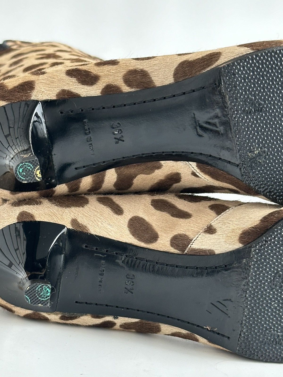 Louis Vuitton × Vintage *sz36.5* LOUIS VUITTON 2003 Leopard Zip Boots y2k archive Size US 6.5 / IT 36.5 - 15 Thumbnail