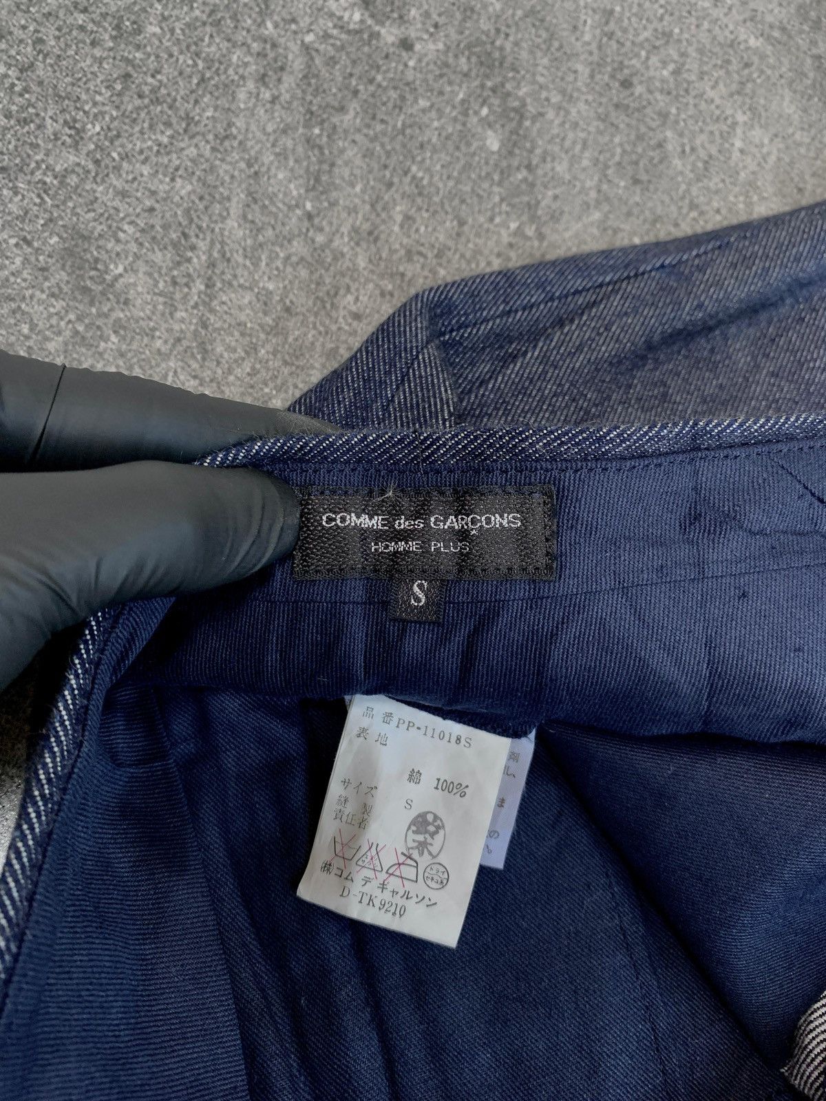 Comme des Garcons Homme FREE TAX! BNWT 90s Indigo Denim Trousers - 30” Size US 30 / EU 46 - 10 Thumbnail