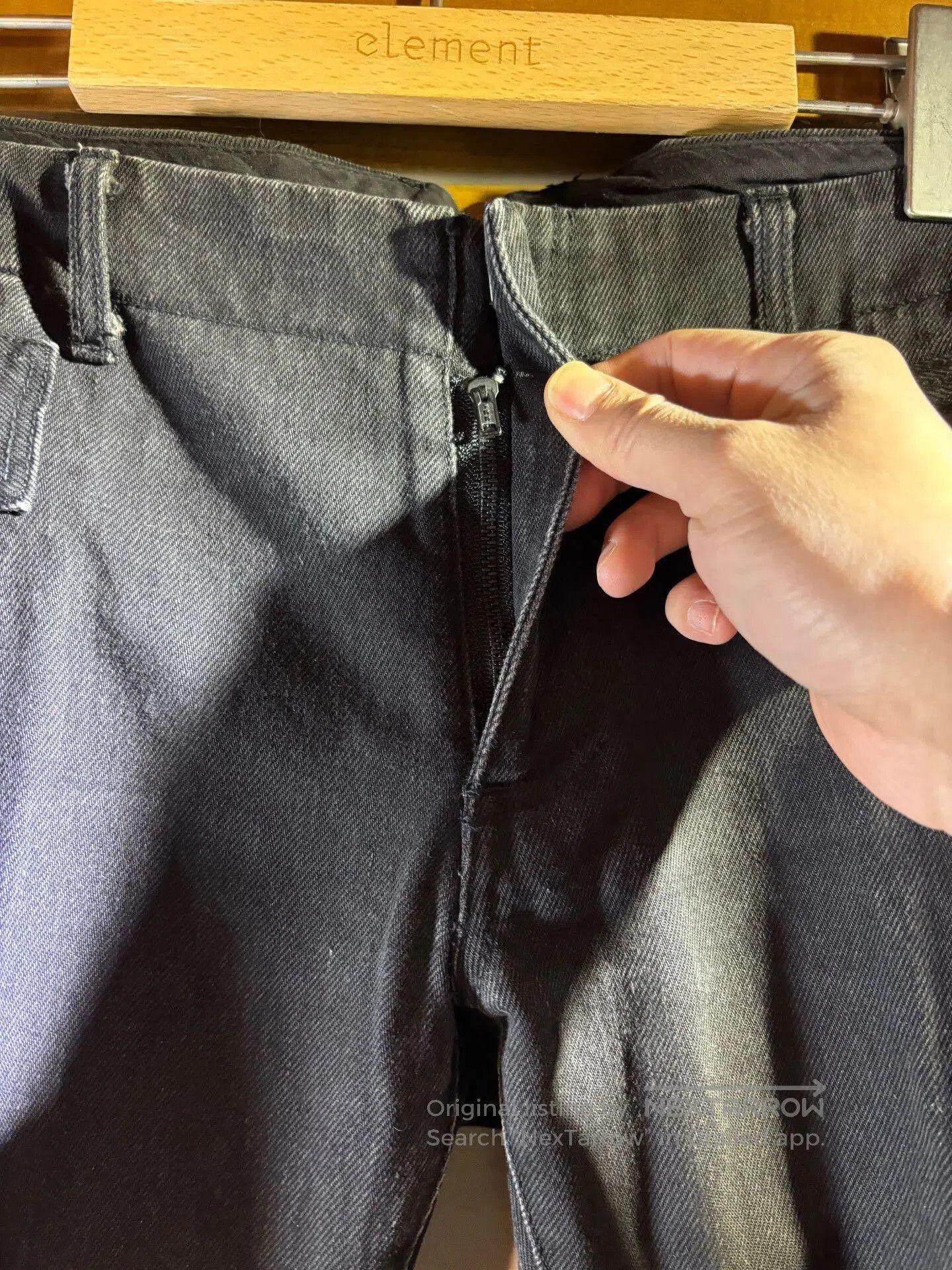 Tete Homme HALB 2008 Runway Zipper Jeans. Size US 34 / EU 50 - 3 Thumbnail