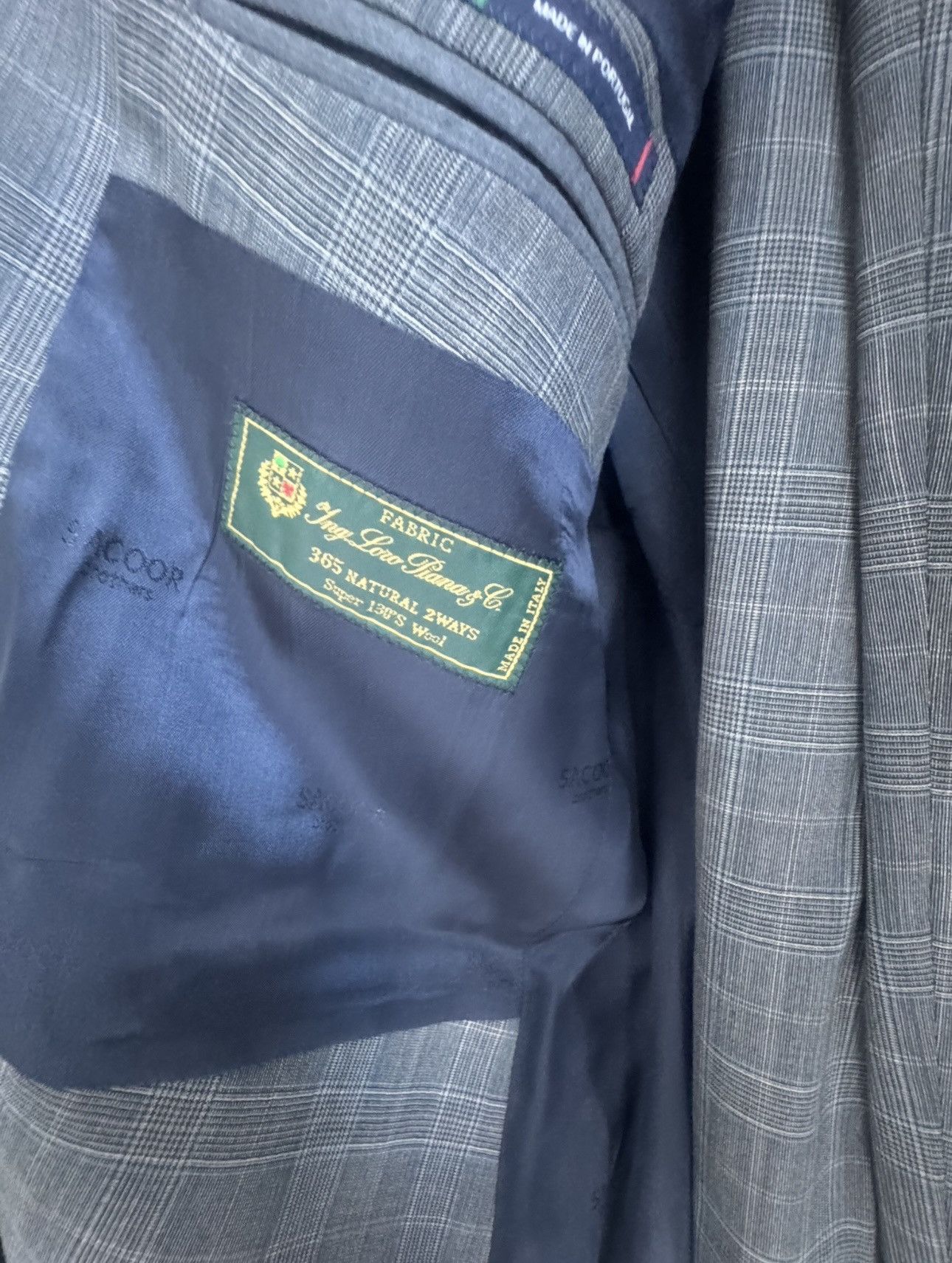Loro Piana Loro Piana Abito Cerimonia Grigio IT54 Size 54R - 3 Thumbnail