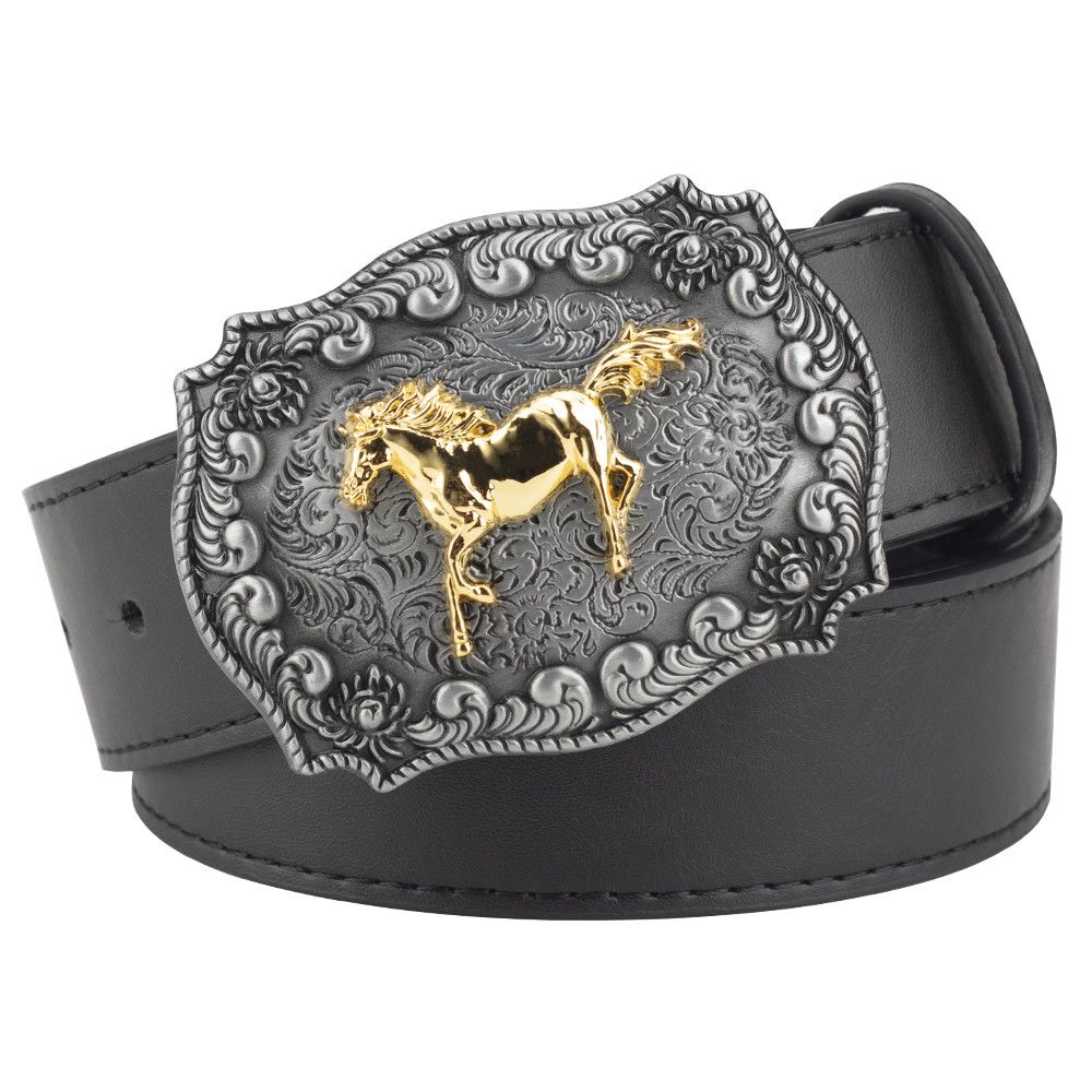 Designer Retro Vintage Belt Riveted Belts Menswear Accessories Size ONE SIZE - 1 Thumbnail