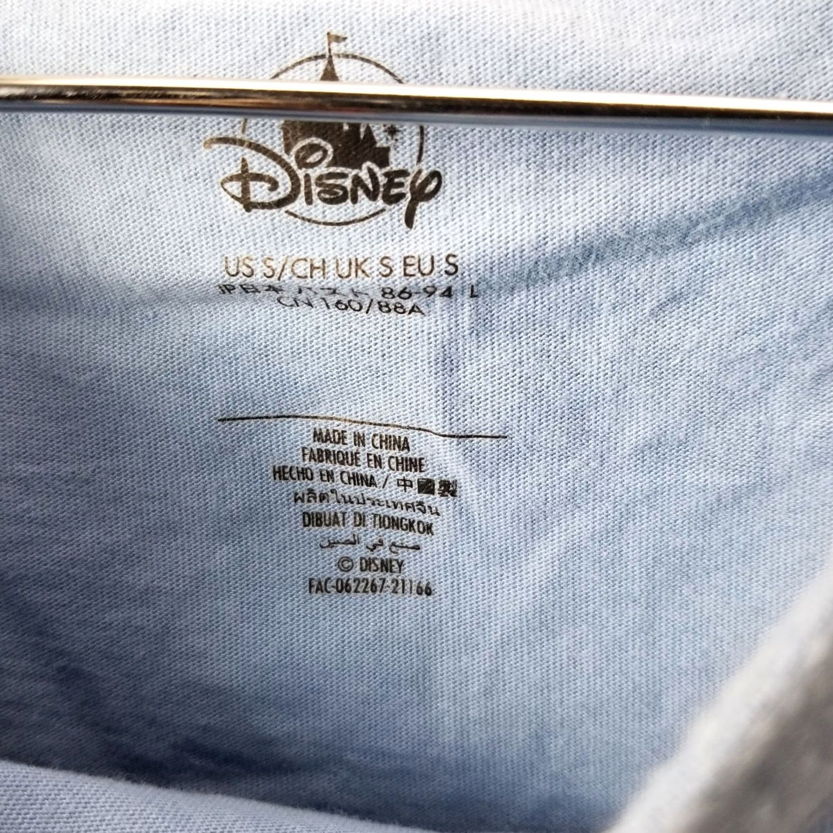 Disney Disney Lilo & Stitch Sweater Shirt Women Small Ohana Forever All Over Graphic Crew Neck Cotton Blend T‑Shirt Blue Ohana Womens S Disney Size S / US 4 / IT 40 - 3 Thumbnail