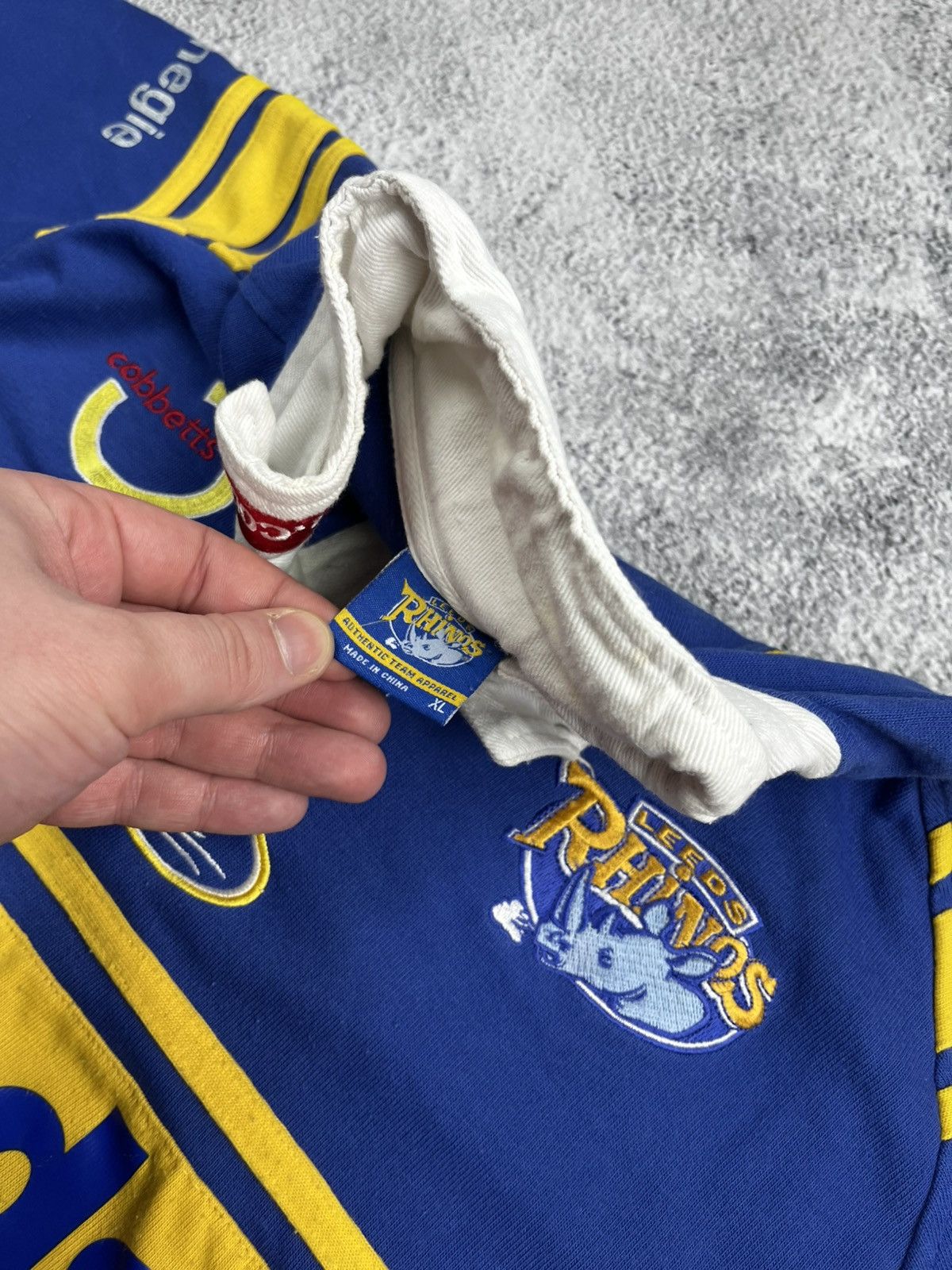 Rugby Ralph Lauren VINTAGE ISC MEN LEEDS RHINOS 2008 HOME RUGBY LEAGUE JERSEY Size US XL / EU 56 / 4 - 9 Thumbnail
