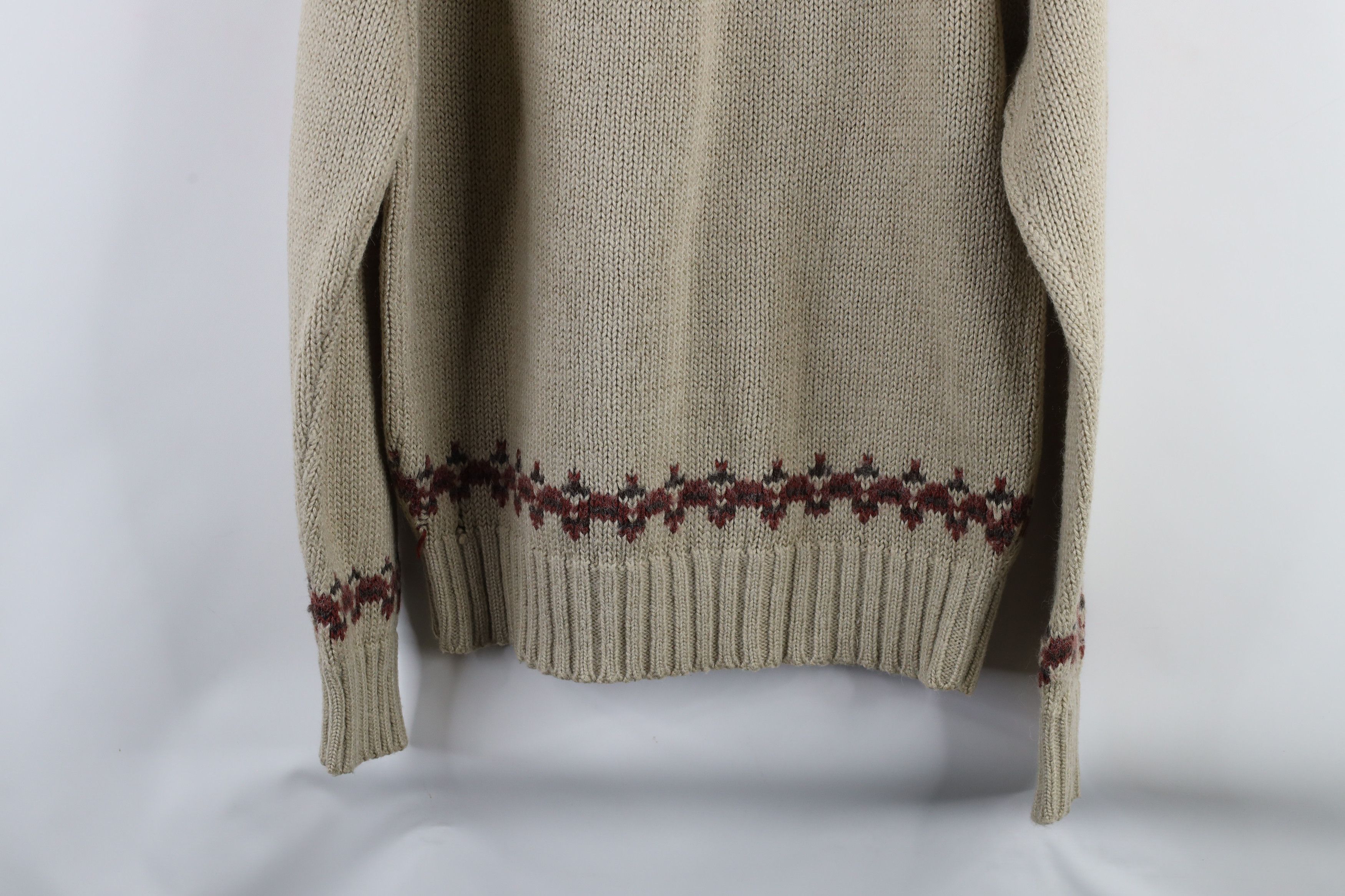 Vintage Vintage 90s Streetwear Fair Isle Knit Crewneck Sweater Size US M / EU 48-50 / 2 - 10 Thumbnail