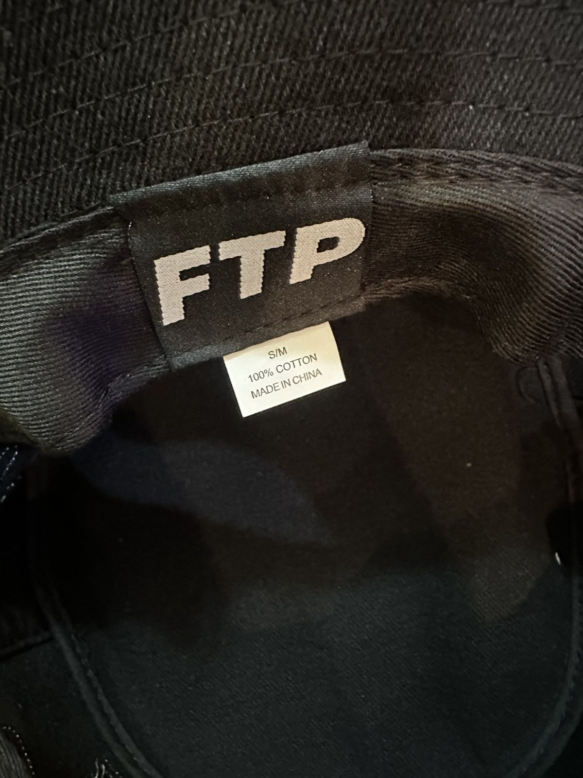 Fuck The Population FTP DENIM BUCKET HAT Size 28 - 2 Thumbnail