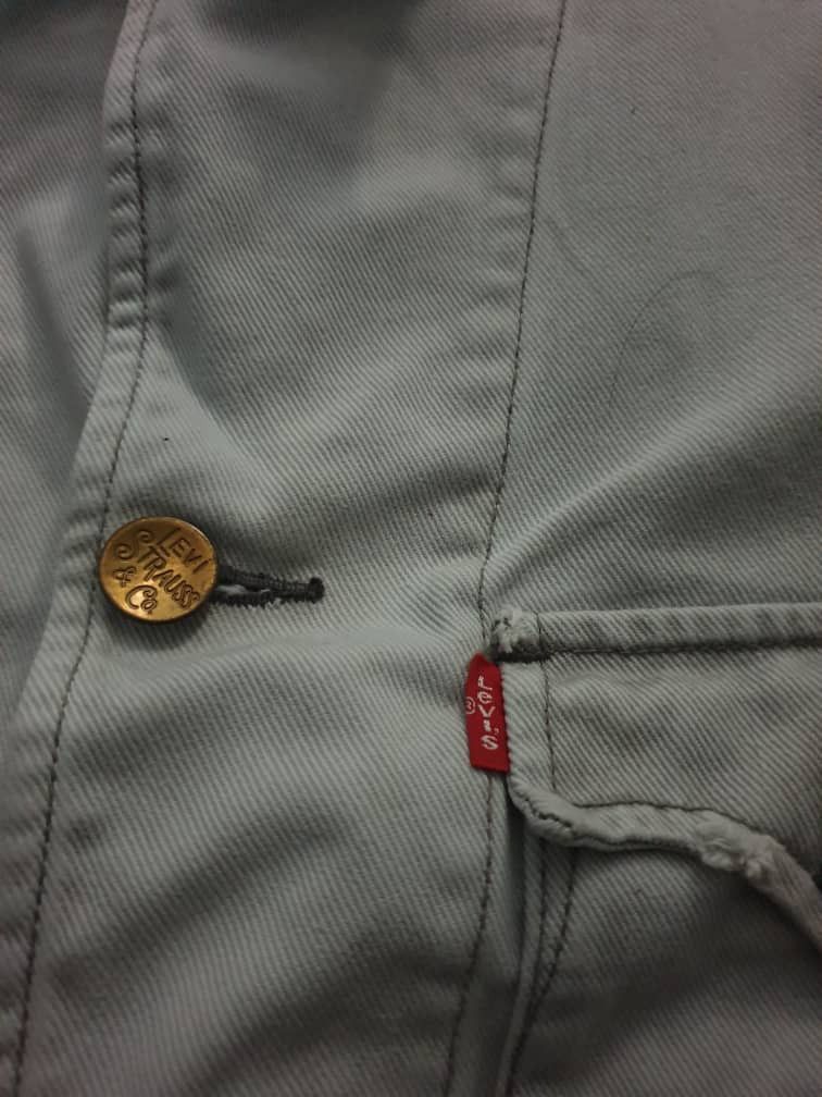Levi's 💥Vintage levis stonewash workers denim jacket Size US L / EU 52-54 / 3 - 4 Thumbnail
