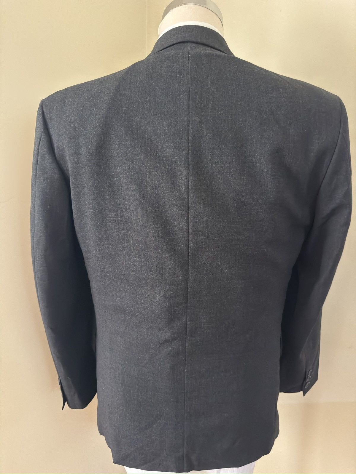 Yves Saint Laurent Yves Saint Laurent Made in France DB Peak Lapel Blazer 40R Size 40R - 6 Thumbnail
